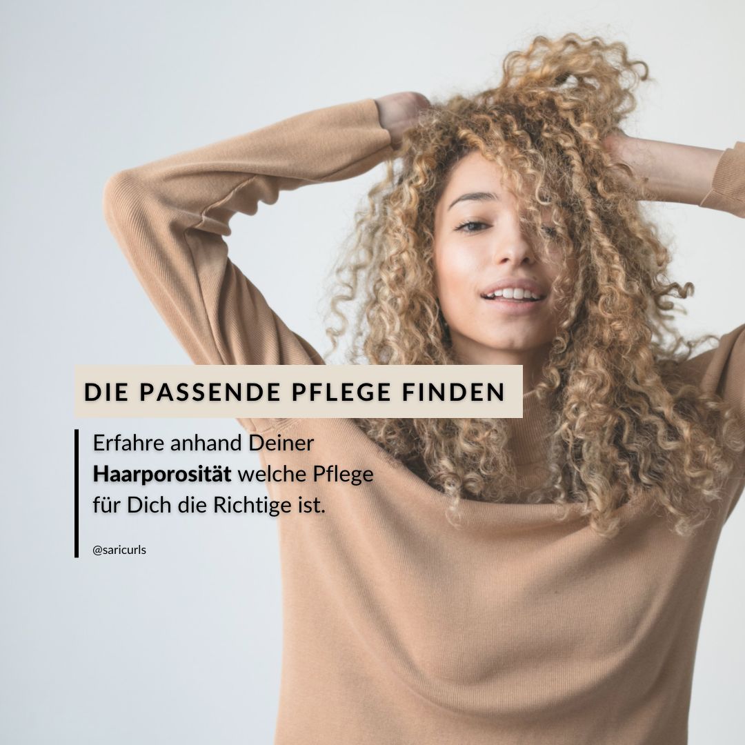 Finde die passende Pflege für Deine Locken
