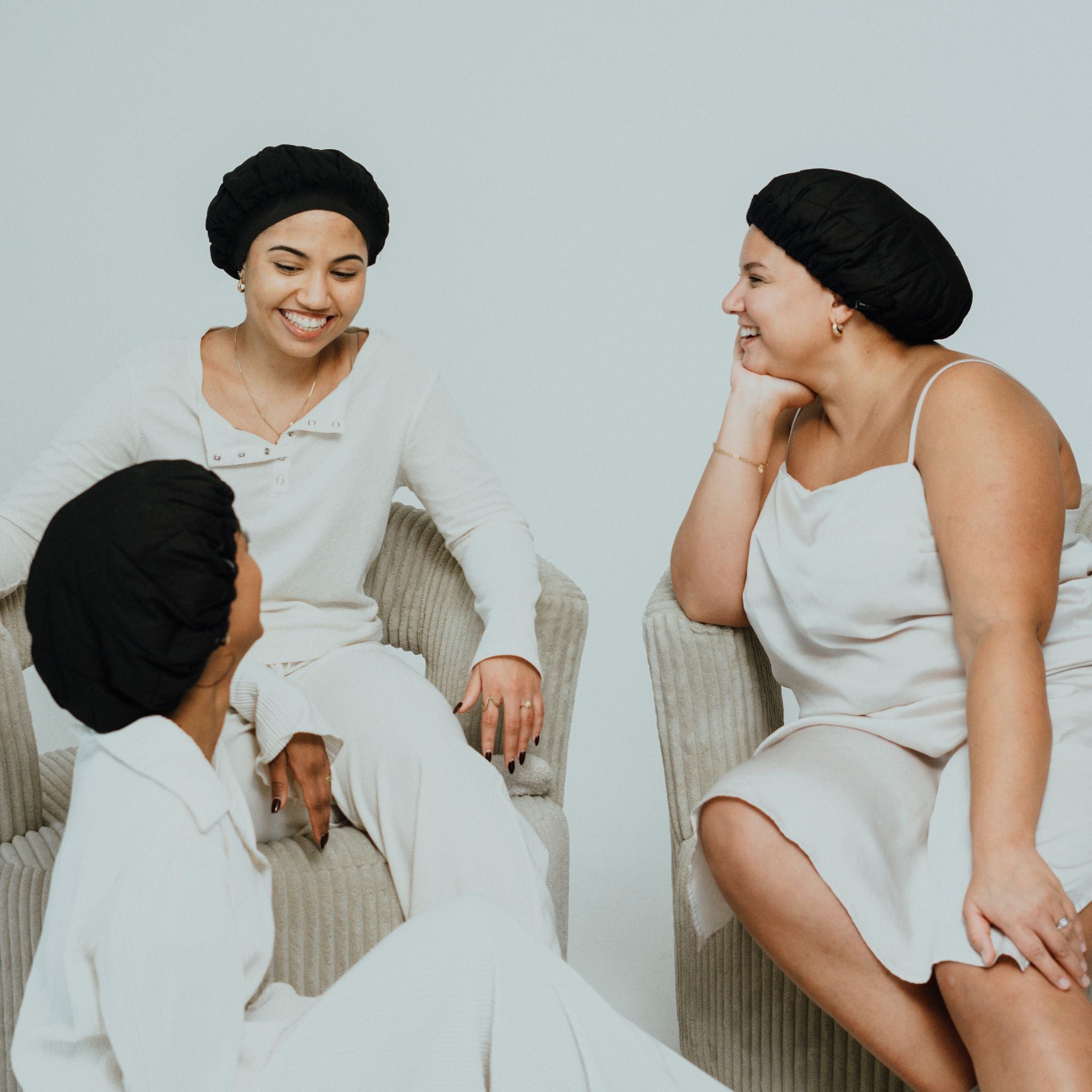 SARI CURLS | Flaxseed Heat Cap - L Heat Cap SARI CURLS