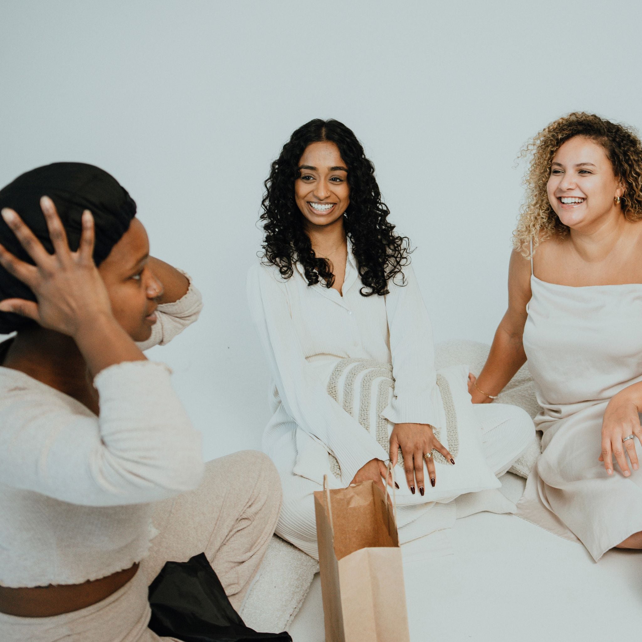 SARI CURLS | Flaxseed Heat Cap - M Heat Cap SARI CURLS