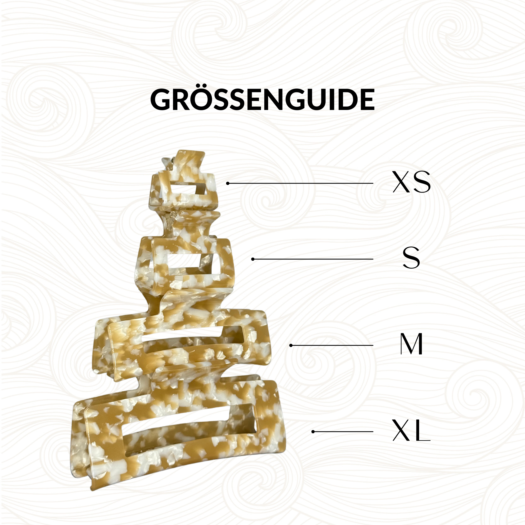 SARI CURLS | Haarklammer Amber - XL Haarklammer SARI CURLS