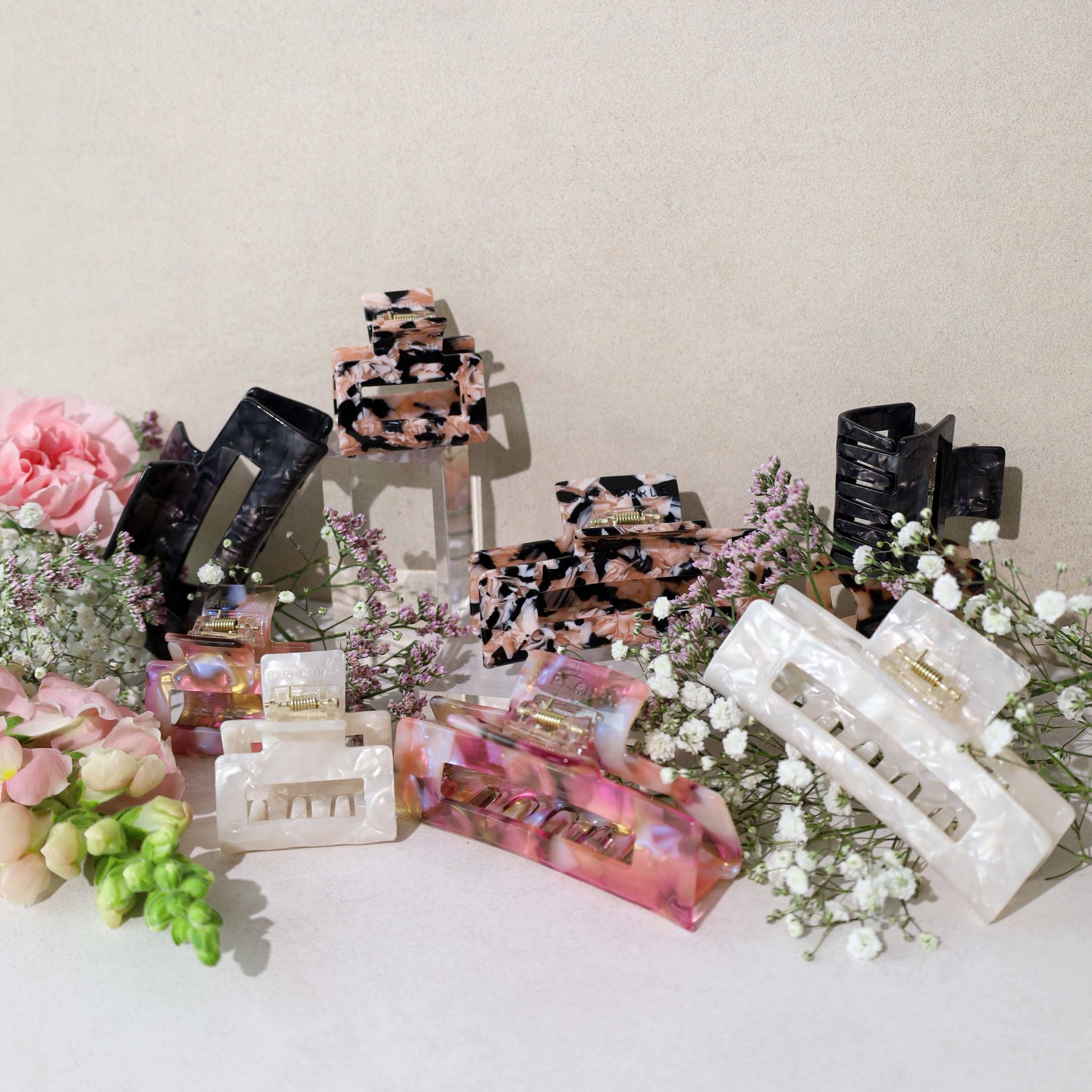 SARI CURLS | Haarklammer Onyx - S Haarklammer SARI CURLS