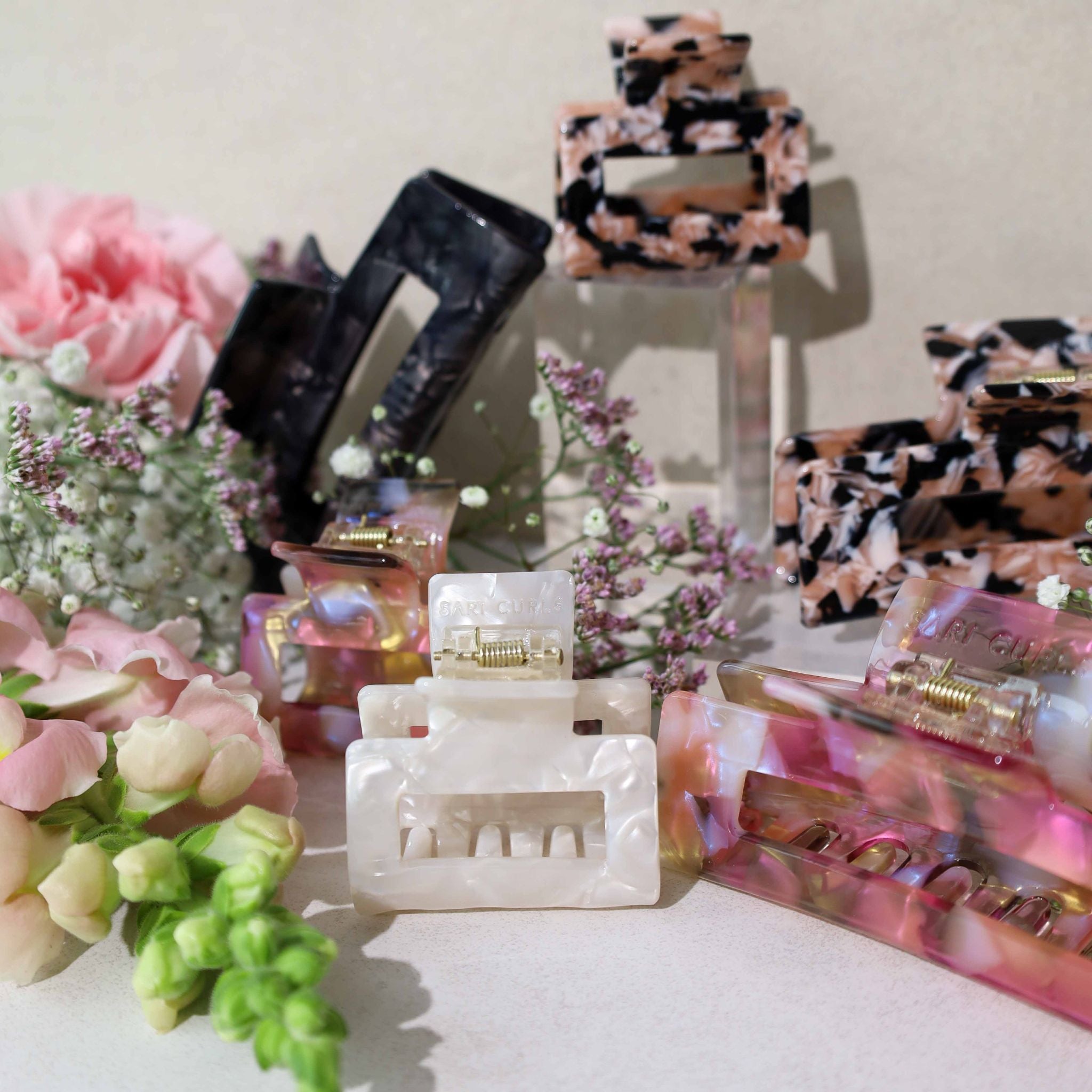 SARI CURLS | Haarklammer Ivory - S Haarklammer SARI CURLS