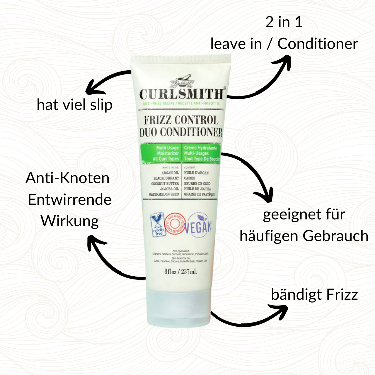 Curlsmith | Frizz Control Duo Conditioner / 237ml Conditioner Curlsmith