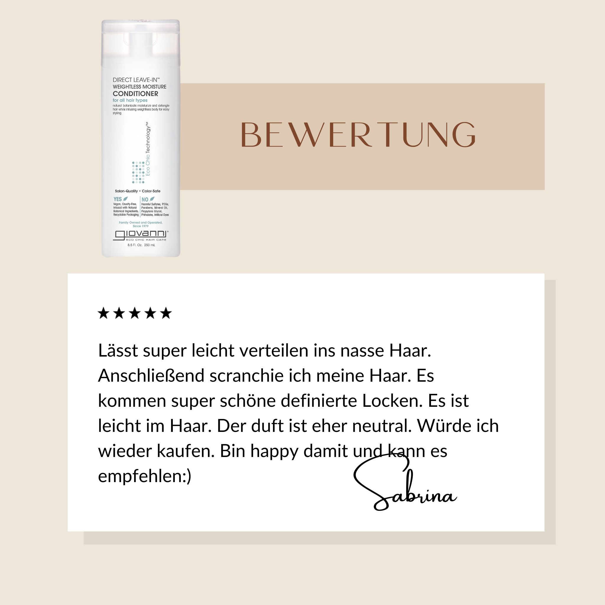 Giovanni | Direct Leave-In Conditioner /ab 60ml Leave-In Giovanni