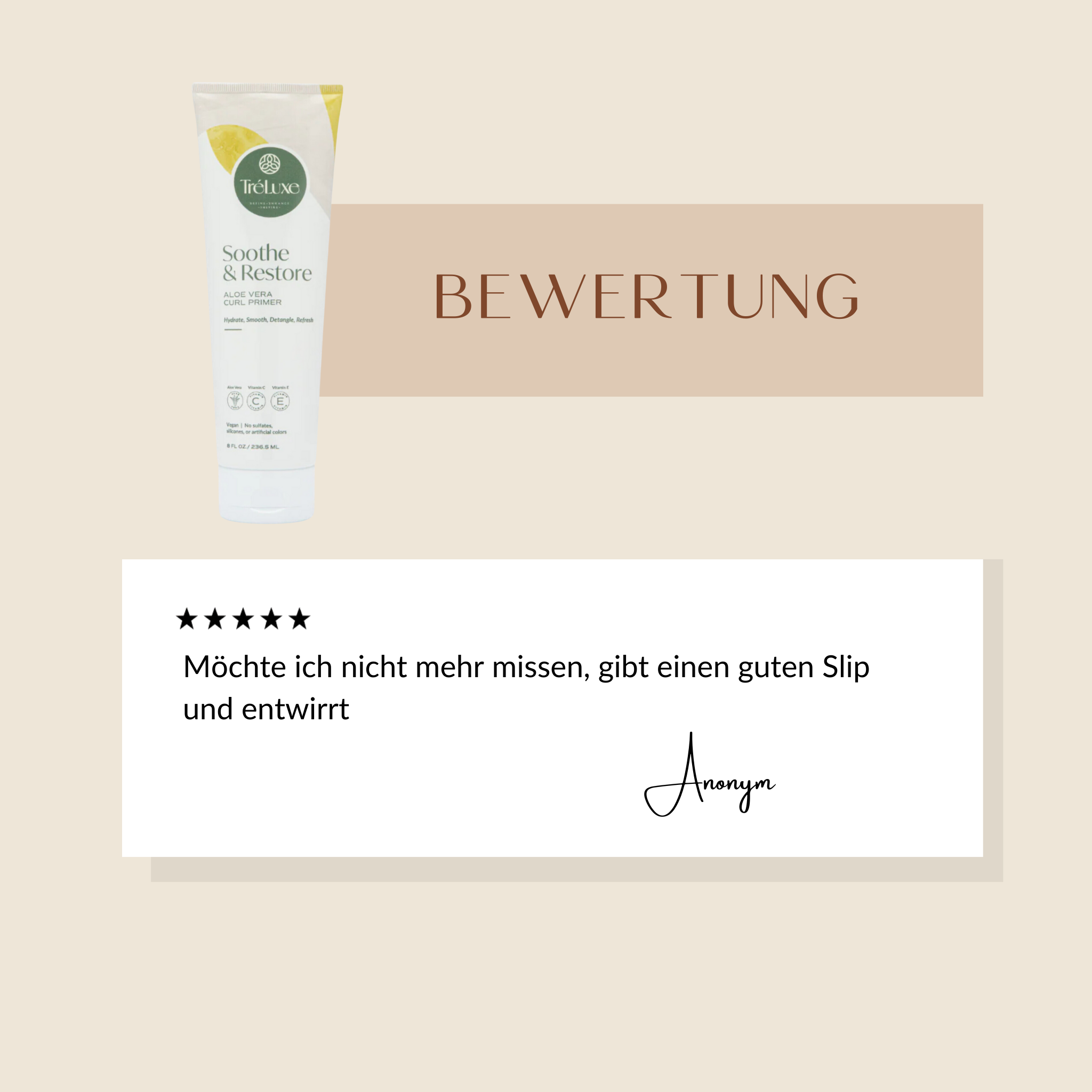 Tréluxe | Soothe & Restore Aloe Vera Curl Primer / 236ml Conditioner Tréluxe