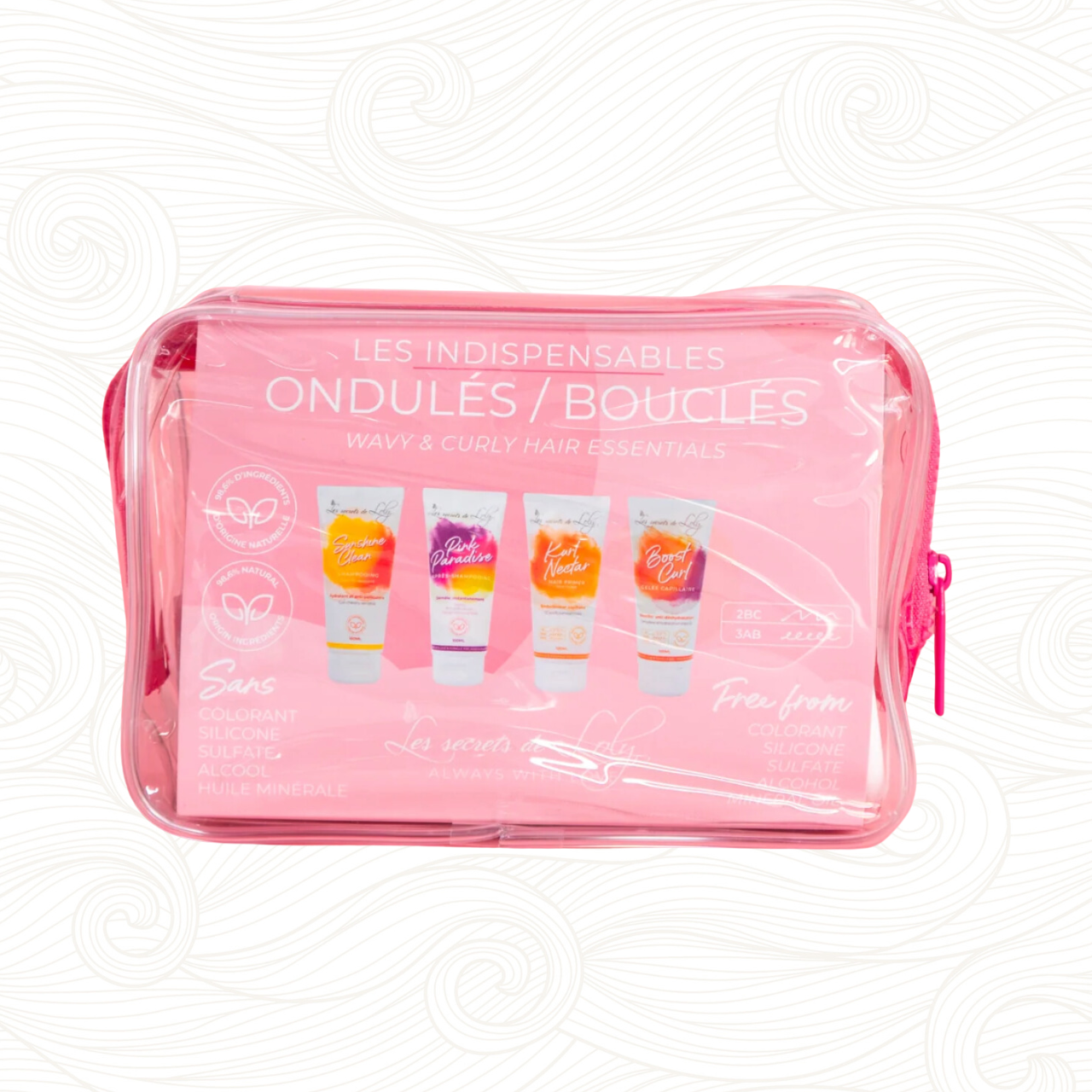 Les Secrets de Loly | Reiseset Welliges & Lockiges Haar Reiseset Les Secrets De Loly