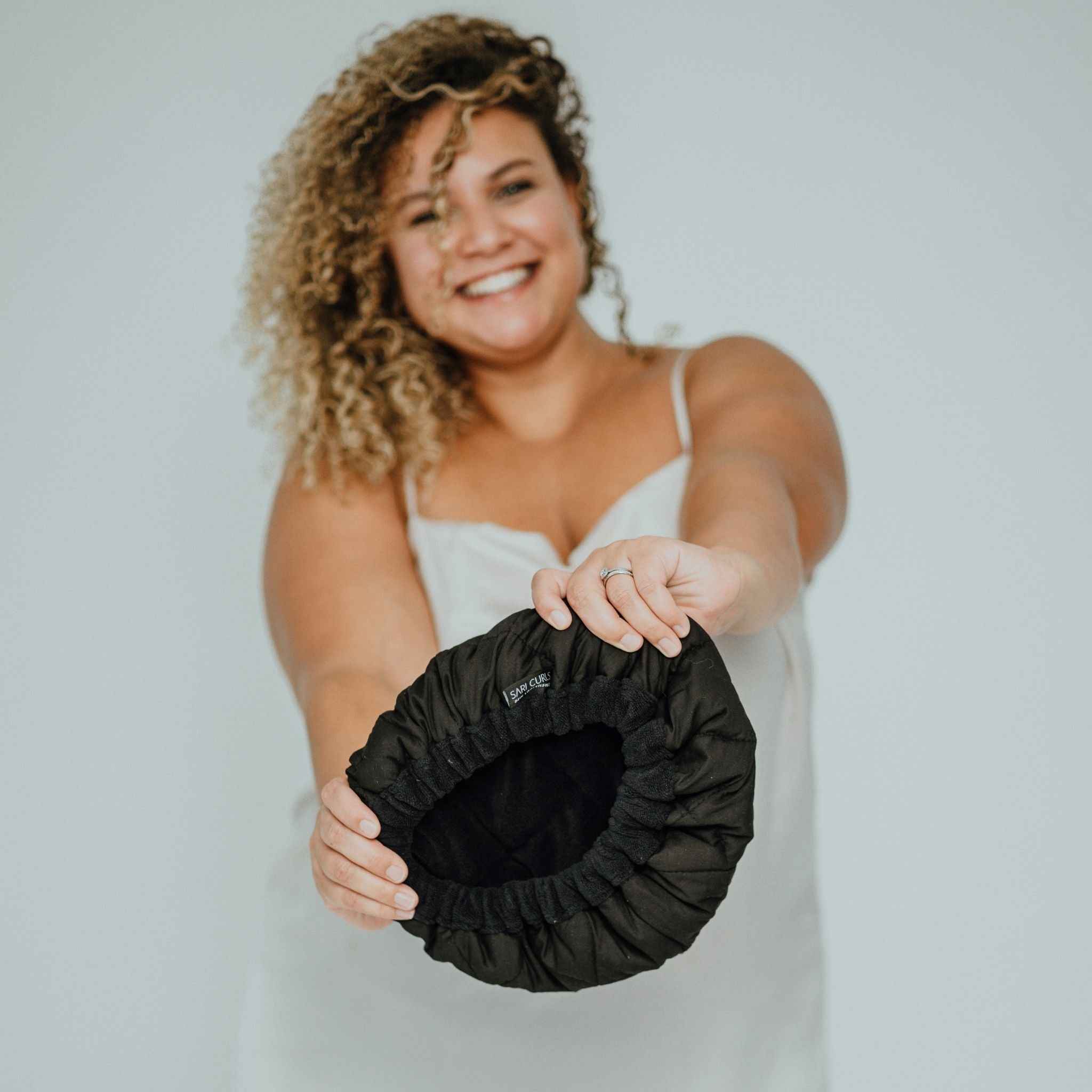 SARI CURLS | Flaxseed Heat Cap - L Heat Cap SARI CURLS