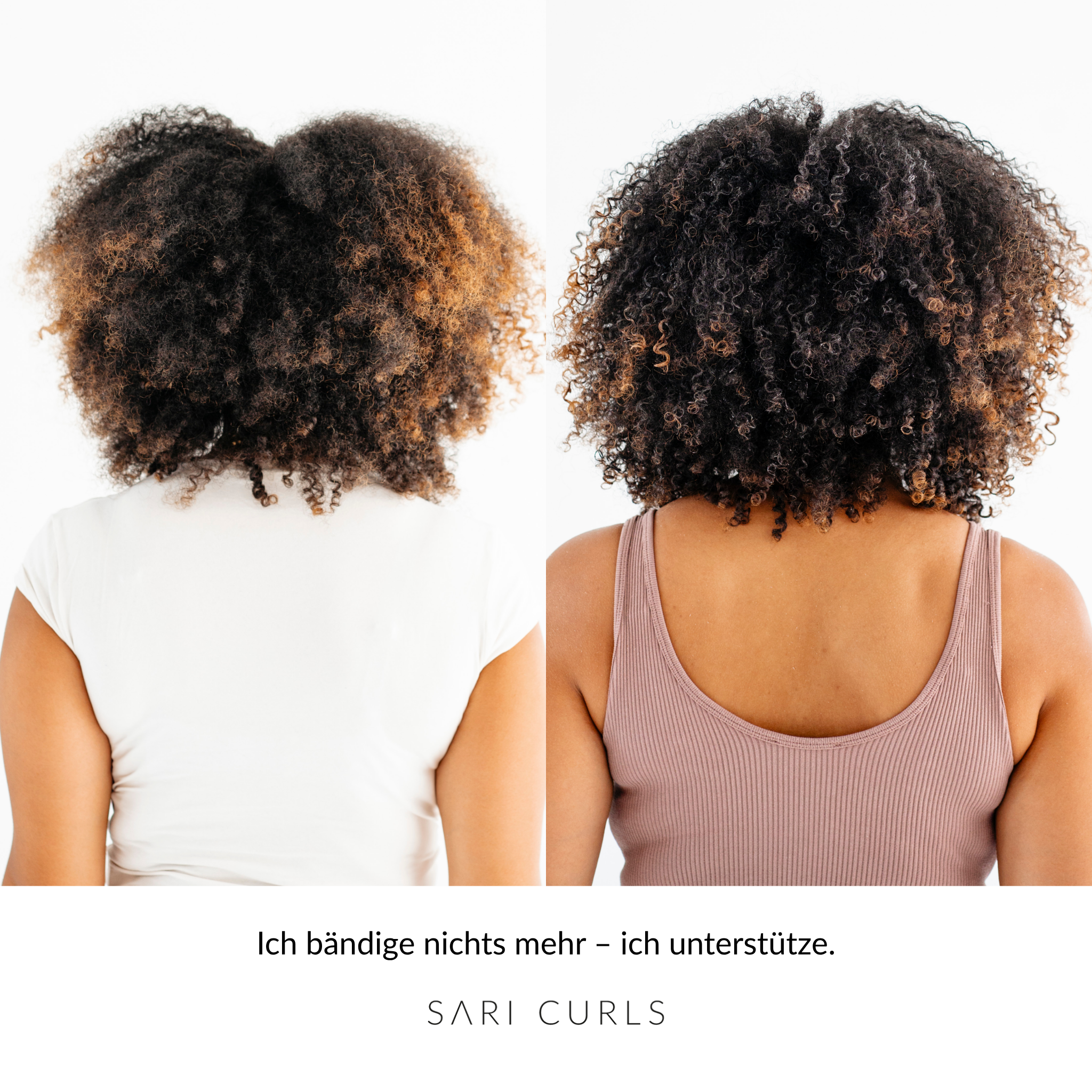 SARI CURLS | Gratis Testproben - Curl Styling Duo /2x10ml Probe SARI CURLS | Dein Lockenshop
