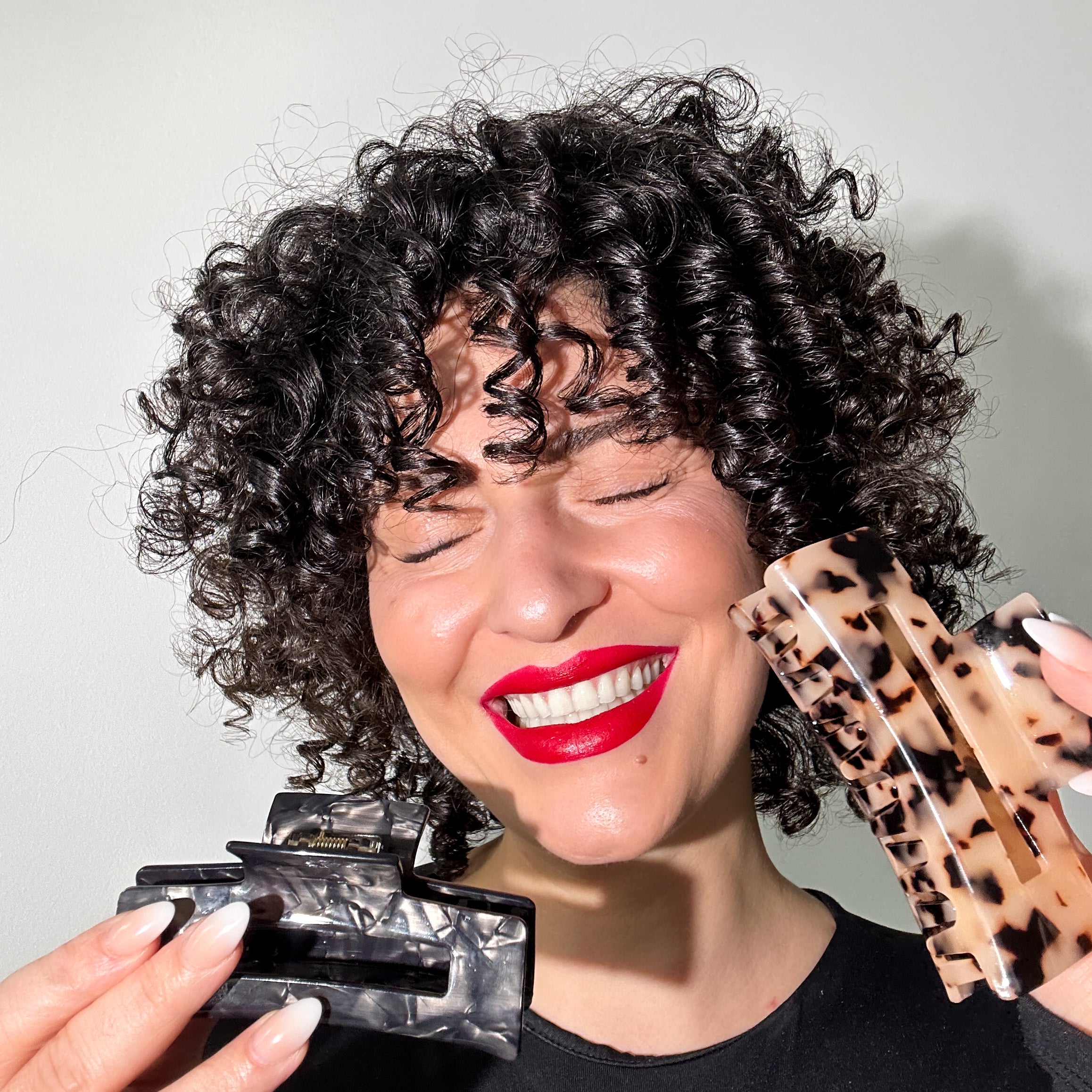 SARI CURLS | Haarklammer Onyx - M Haarklammer SARI CURLS