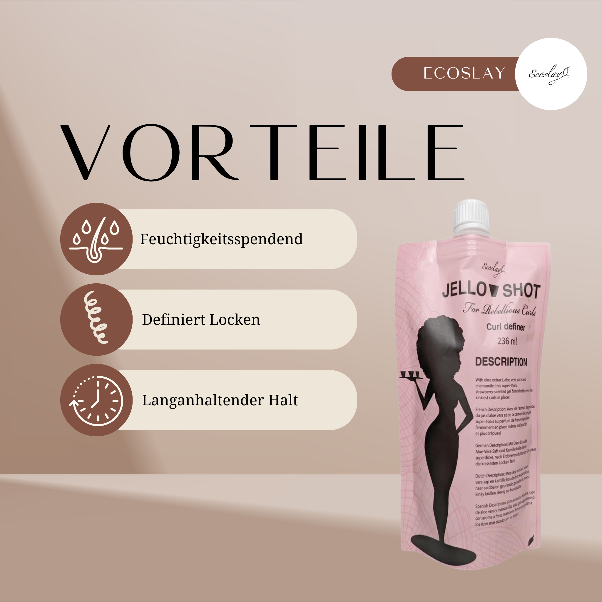 Ecoslay | Jello Shot /ab 59ml Styling Gel Ecoslay