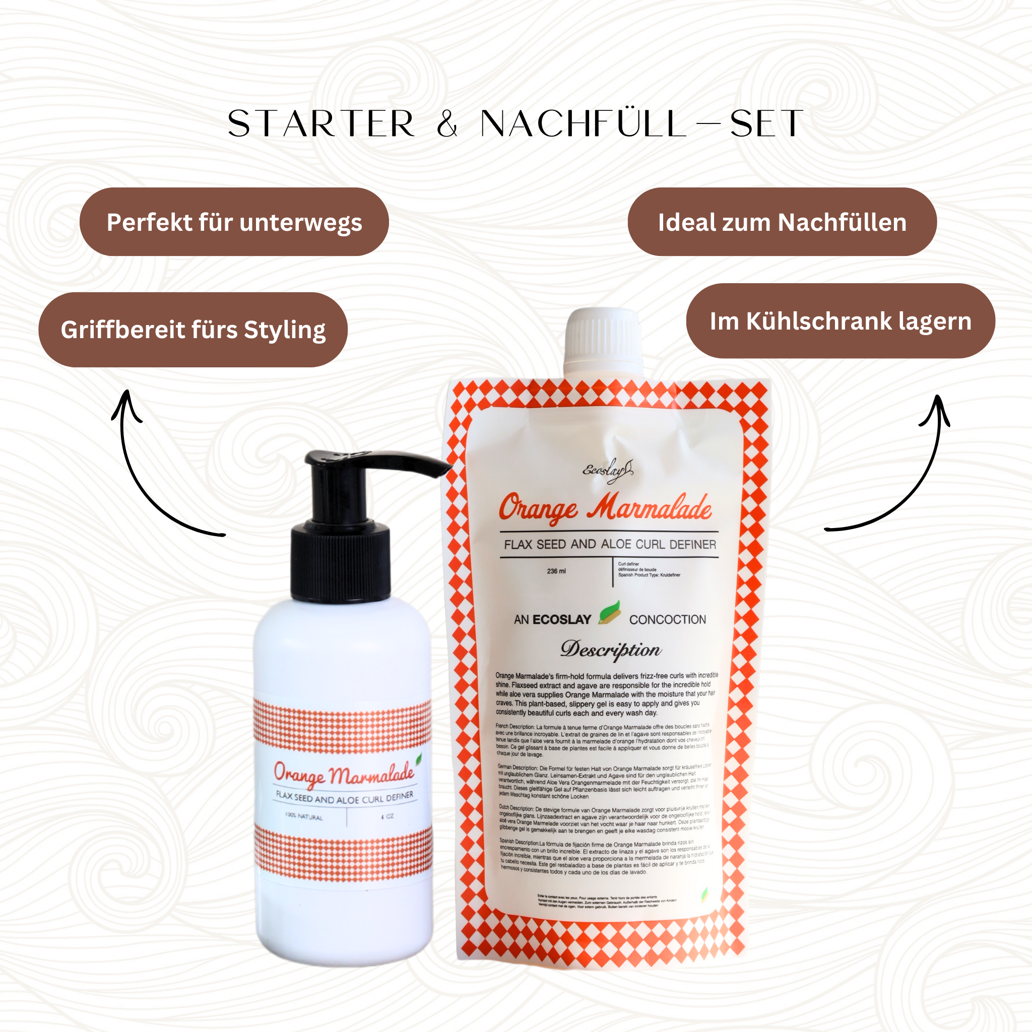Ecoslay | Orange Marmalade /ab 59ml Styling Gel Ecoslay