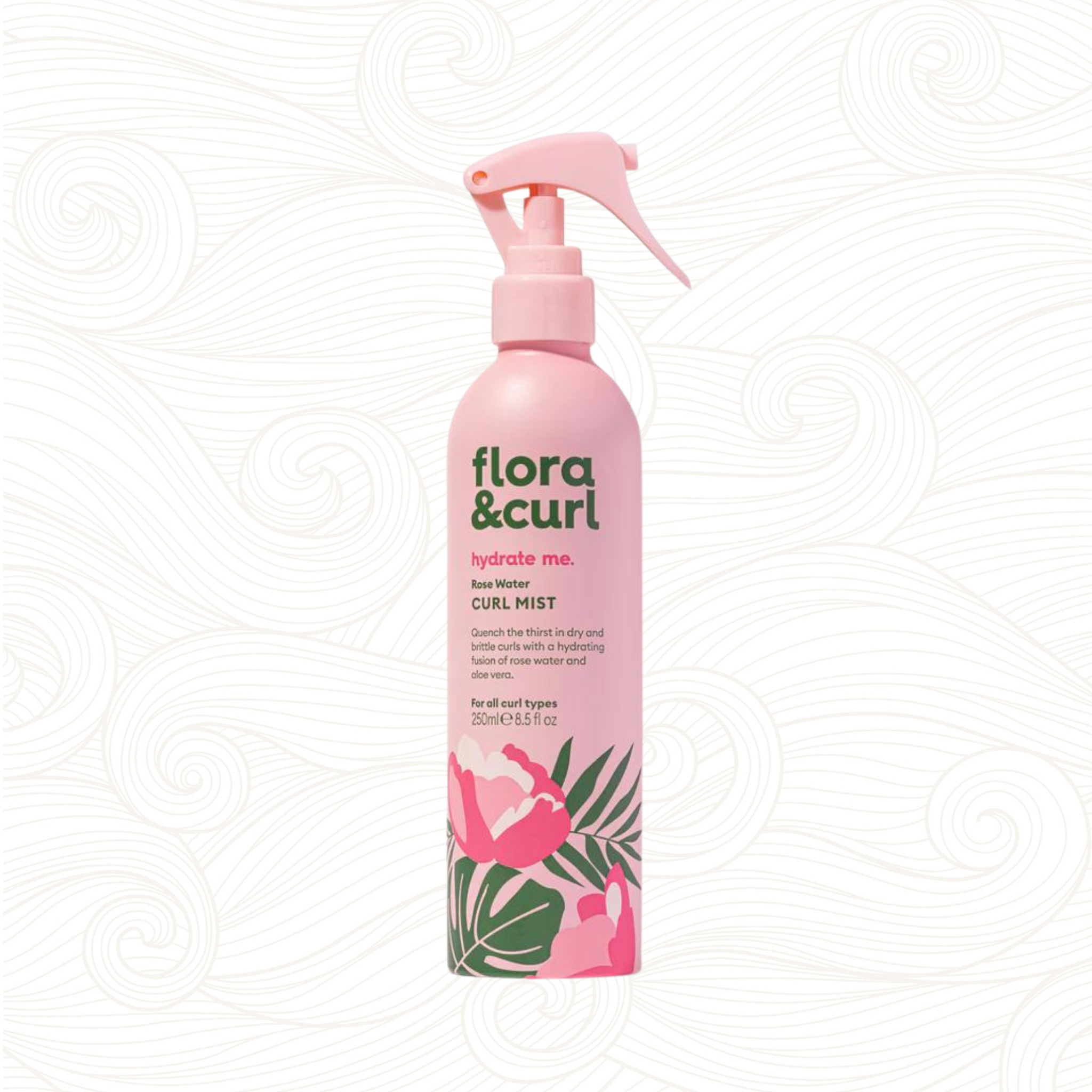 Flora & Curl | Rose Water Curl Mist /250ml Hair Mist Flora & Curl
