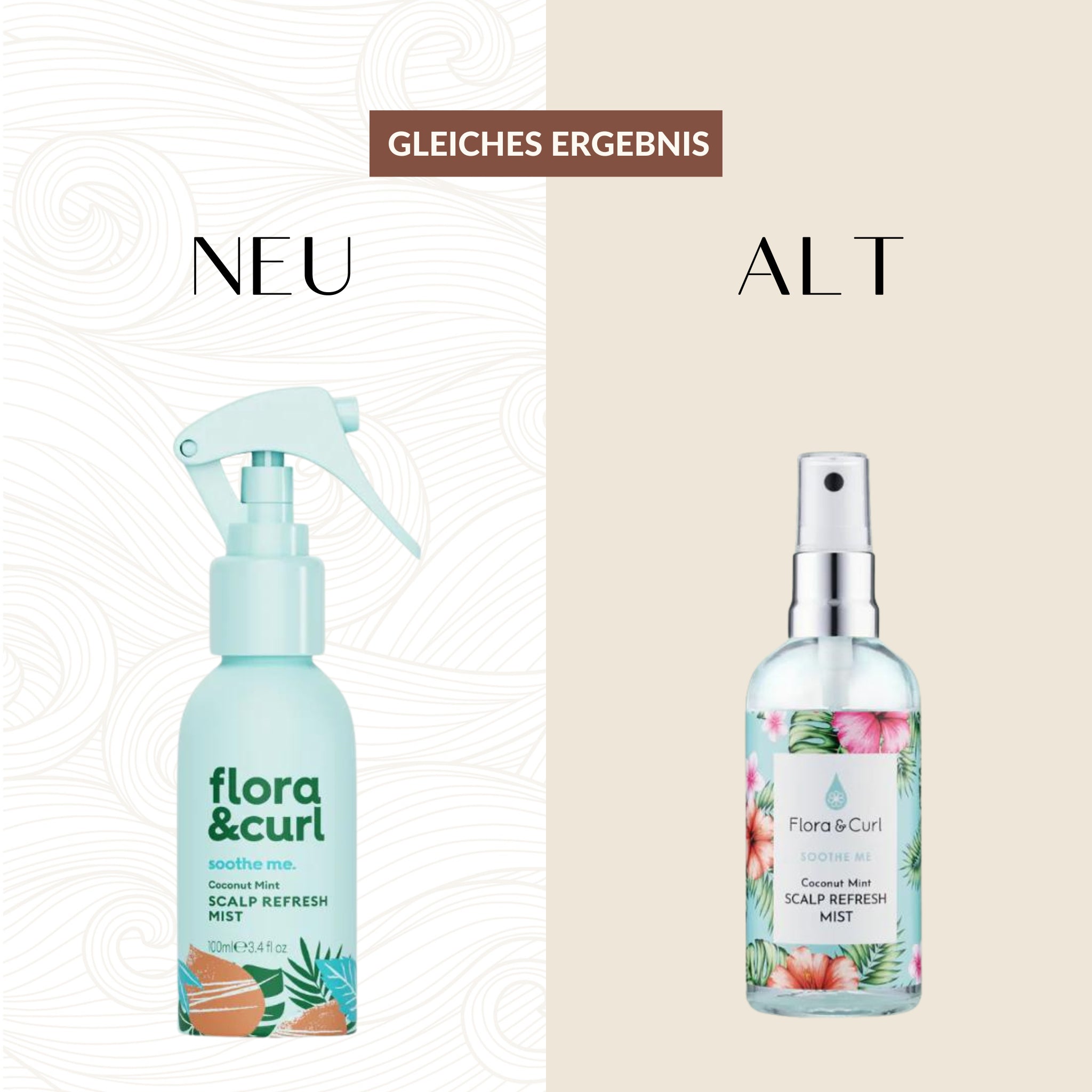 Flora & Curl | Coconut Mint Scalp Refresh Mist / 100ml Hair Mist Flora & Curl