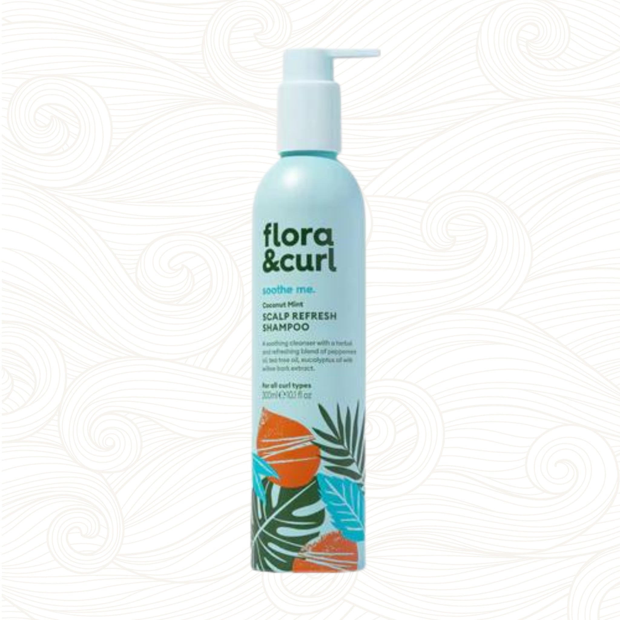 Flora & Curl | Coconut Mint Refresh Shampoo /300ml Shampoo Flora & Curl