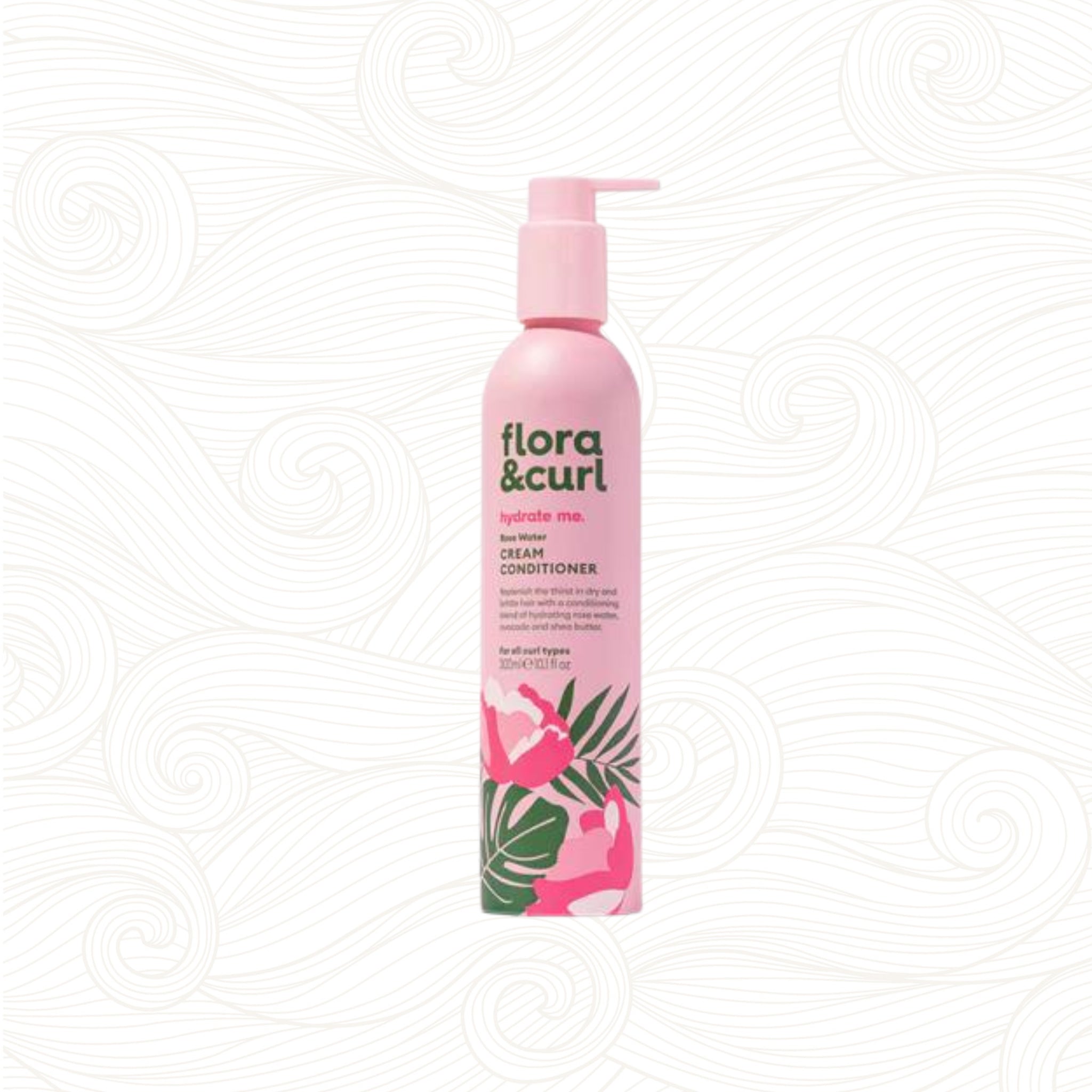 Flora & Curl | Rose Water Cream Conditioner /ab 300ml Conditioner Flora & Curl
