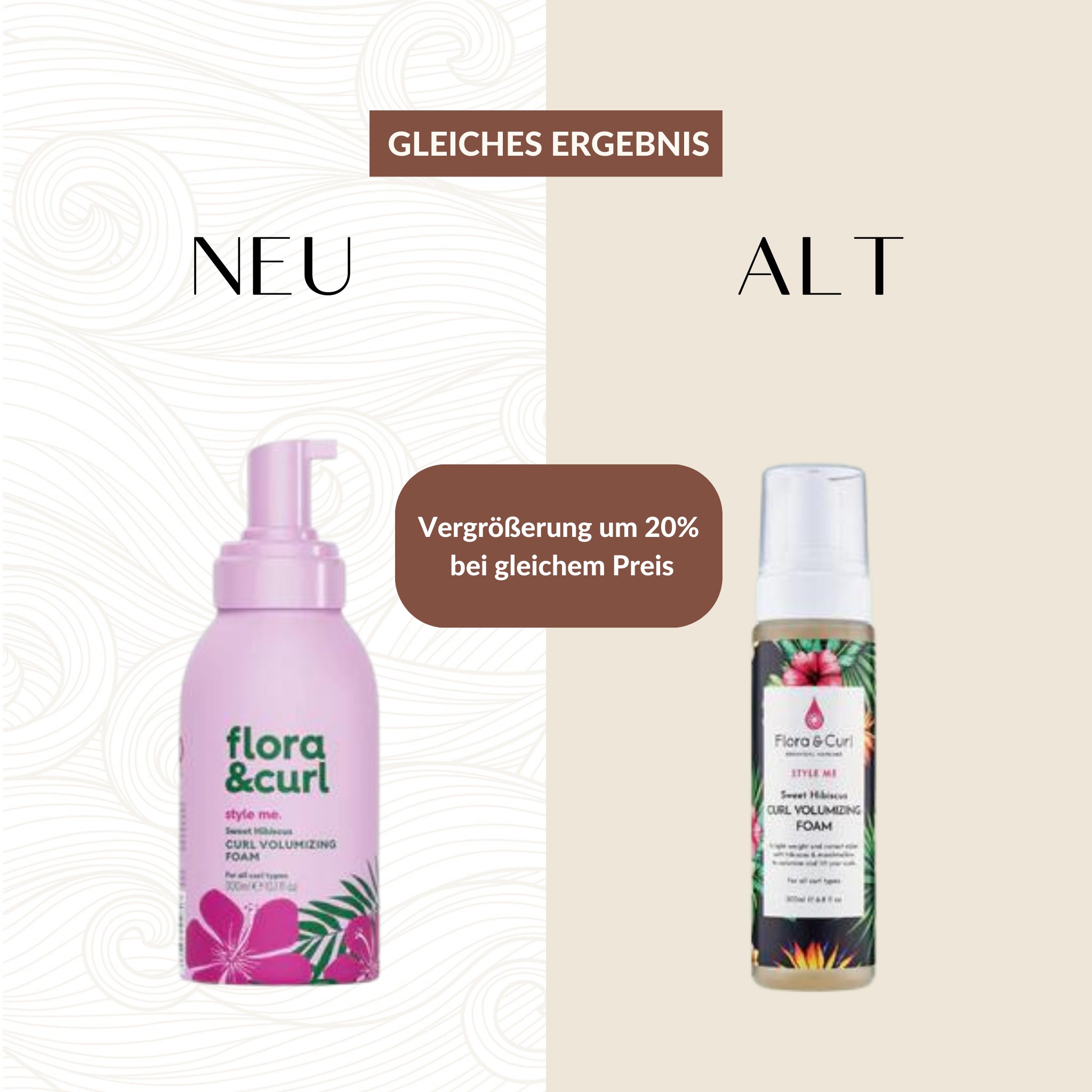Flora & Curl | Sweet Hibiscus Curl Volumizing Foam /300ml Stylingschaum Flora & Curl