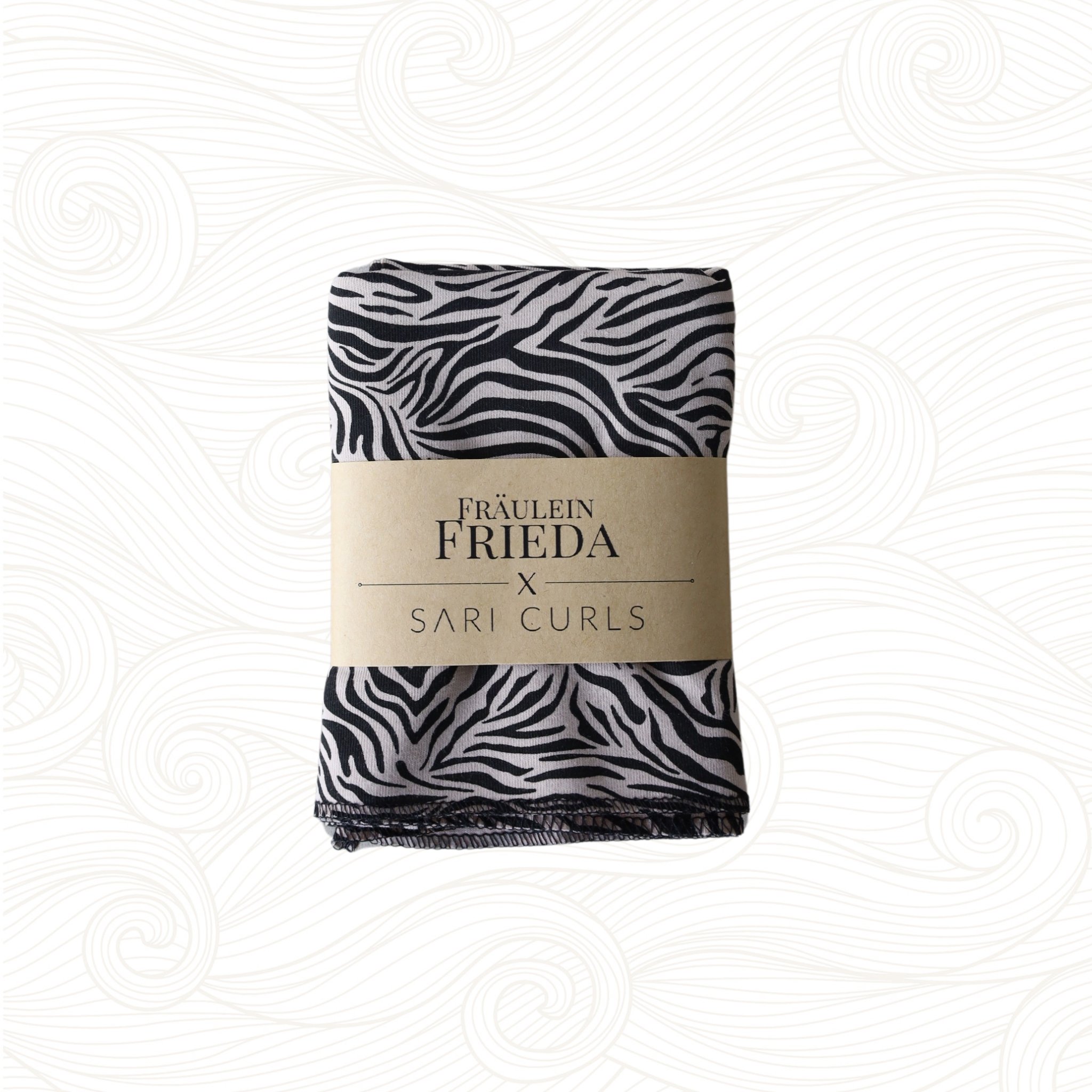 Fräulein Frieda | Turban aus Bio-Baumwolle | Zebra Handtücher Fräulein Frieda