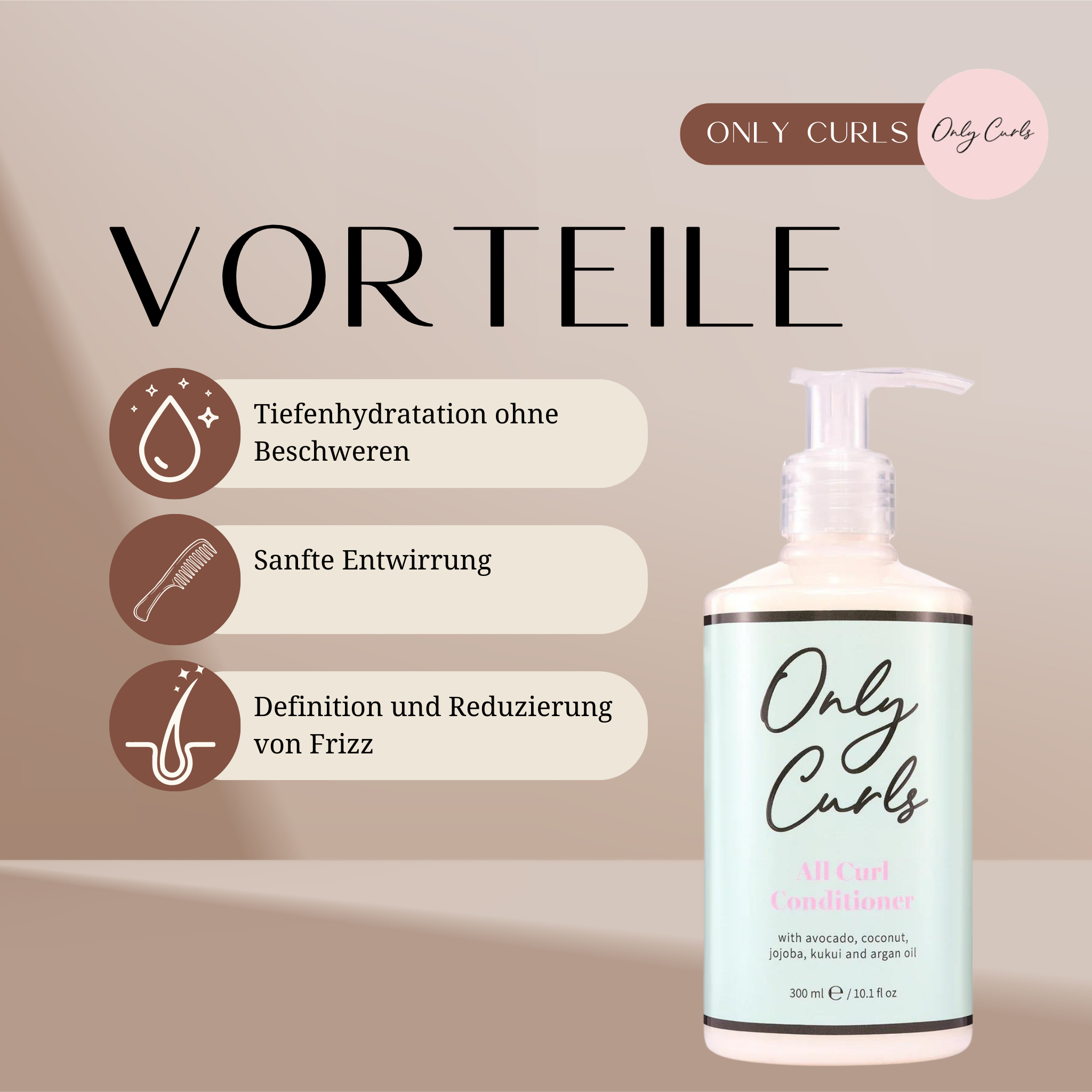 Only Curls | All Curl Conditioner /300ml Only Curls