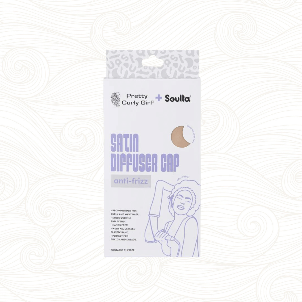 Pretty Curly Girl x Soulta | Satin Diffuser Cap Diffusor Pretty Curly Girl