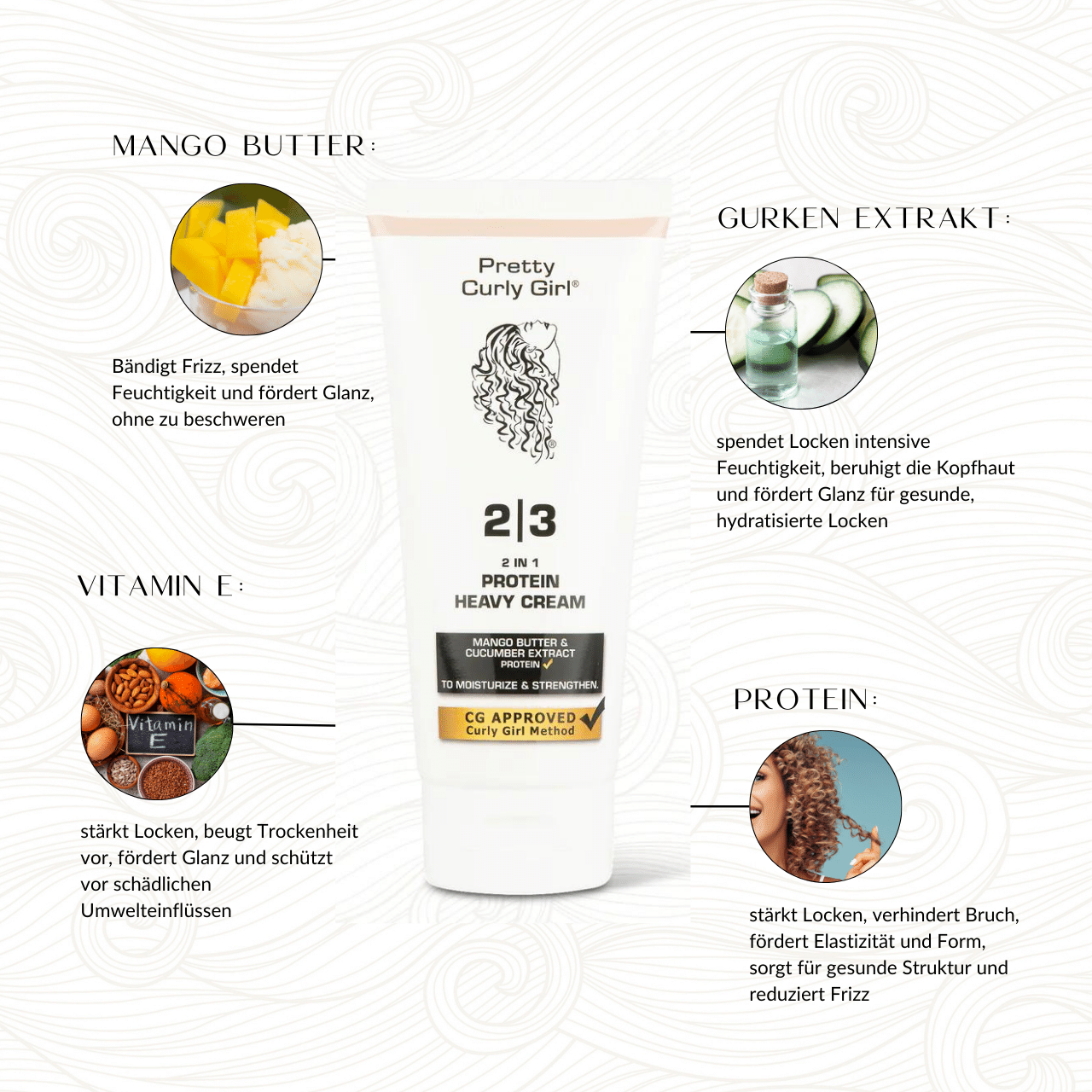 Pretty Curly Girl | Protein Heavy Cream 2in1 /250ml Conditioner Pretty Curly Girl