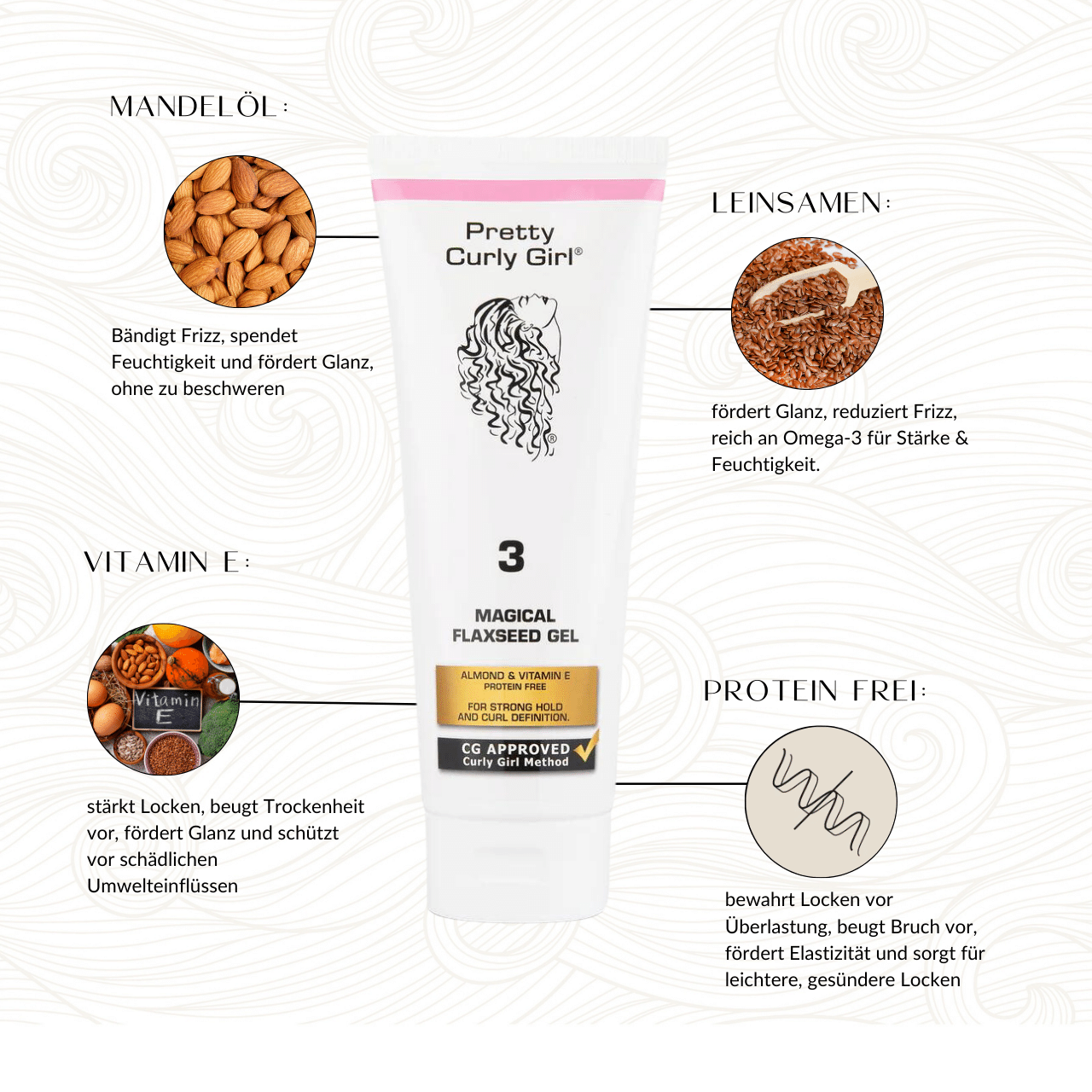 Pretty Curly Girl | Magical Flaxseed Gel /ab 100ml Styling Gel Pretty Curly Girl