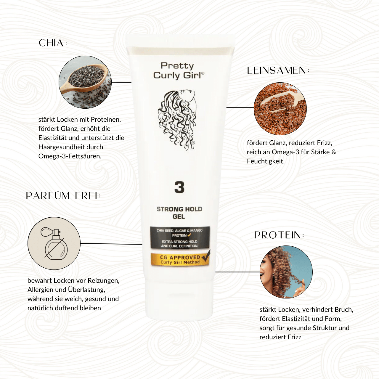 Pretty Curly Girl | Strong Hold Gel /ab 100ml Styling Gel Pretty Curly Girl