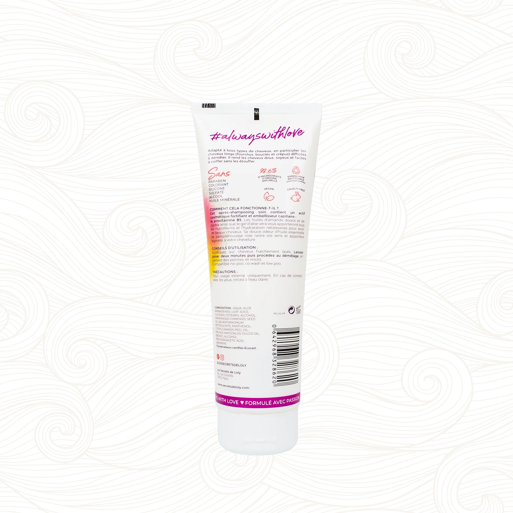 Les Secrets De Loly | Pink Paradise Conditioner /250ml Conditioner Les Secrets De Loly