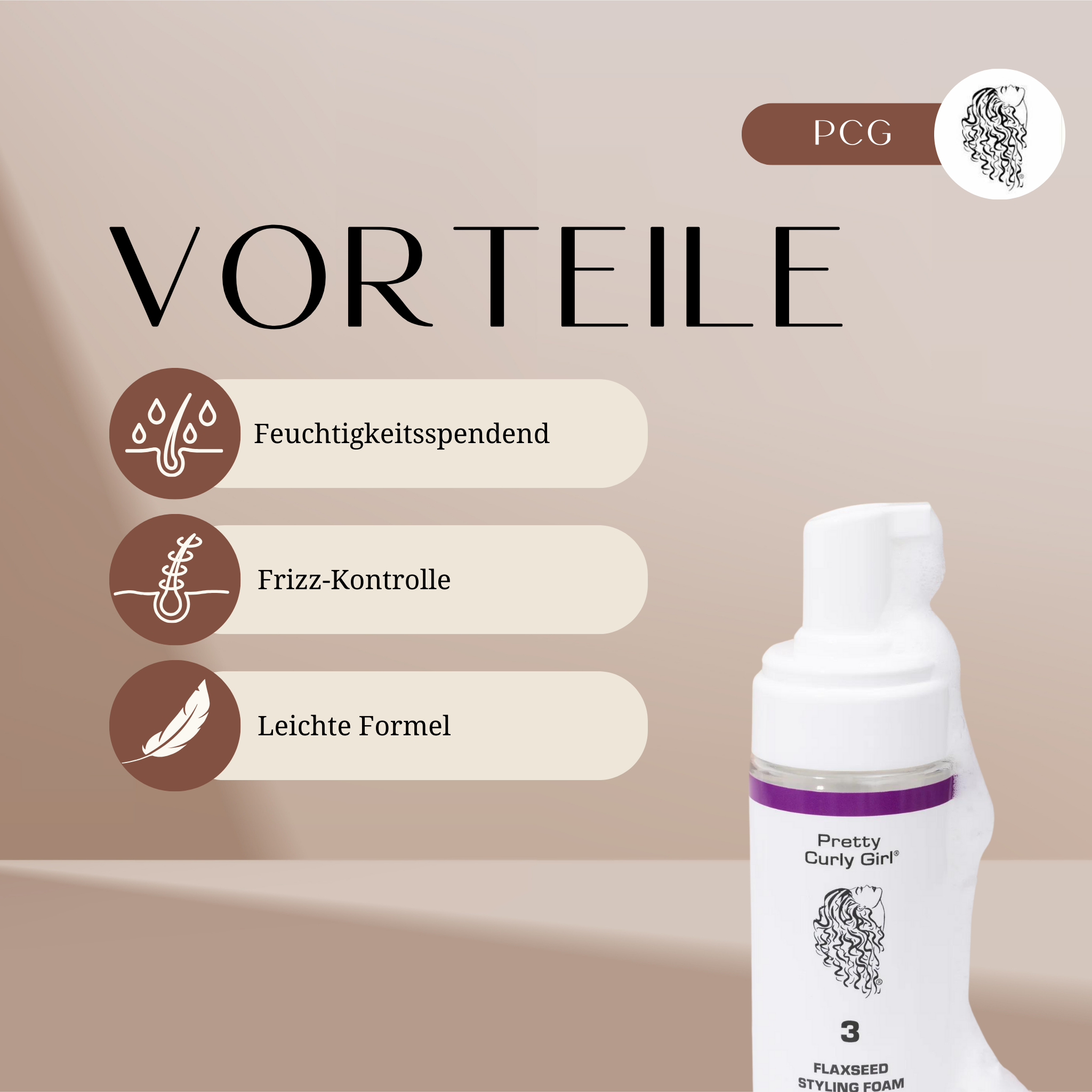 Pretty Curly Girl | Flaxseed Styling Foam 150ml Stylingschaum Pretty Curly Girl