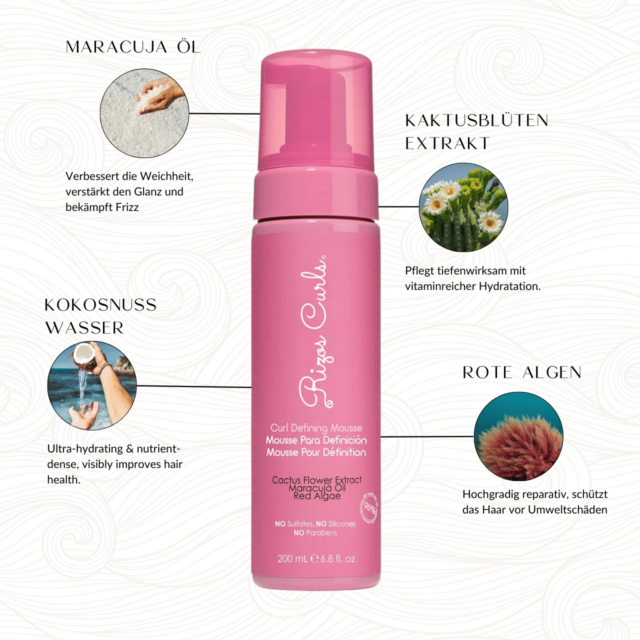 Rizos Curls | New Curl Defining Mousse Stylingschaum Rizos Curls