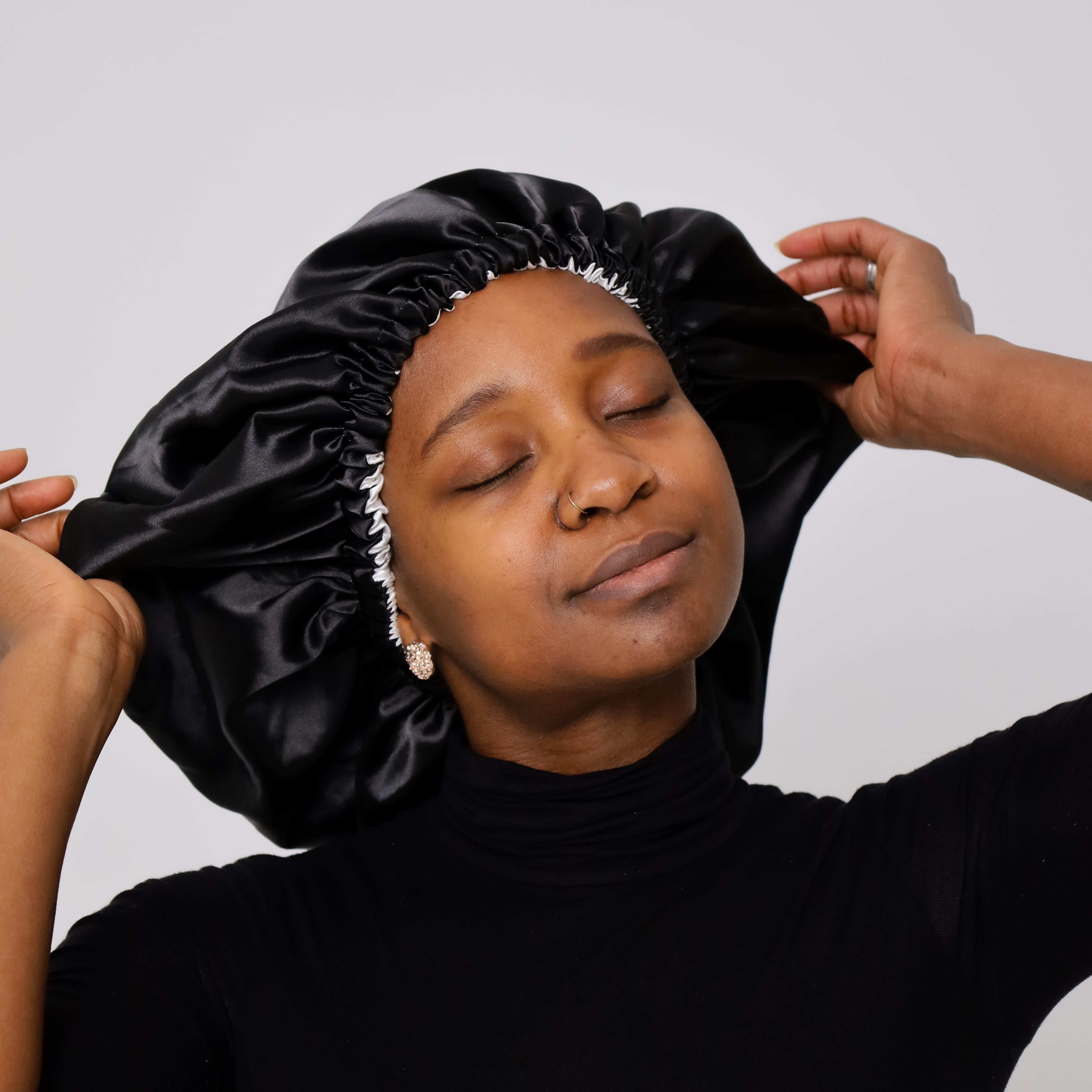 SARI CURLS | Silky Satin Bonnet - Cloud Kopfhaube SARI CURLS
