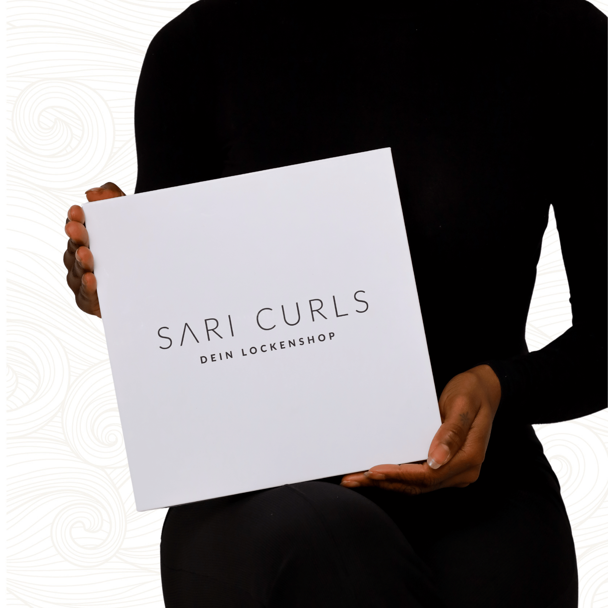 SARI CURLS | Schlaf- und Satin Box - Cream/Onyx Satin Bundle SARI CURLS