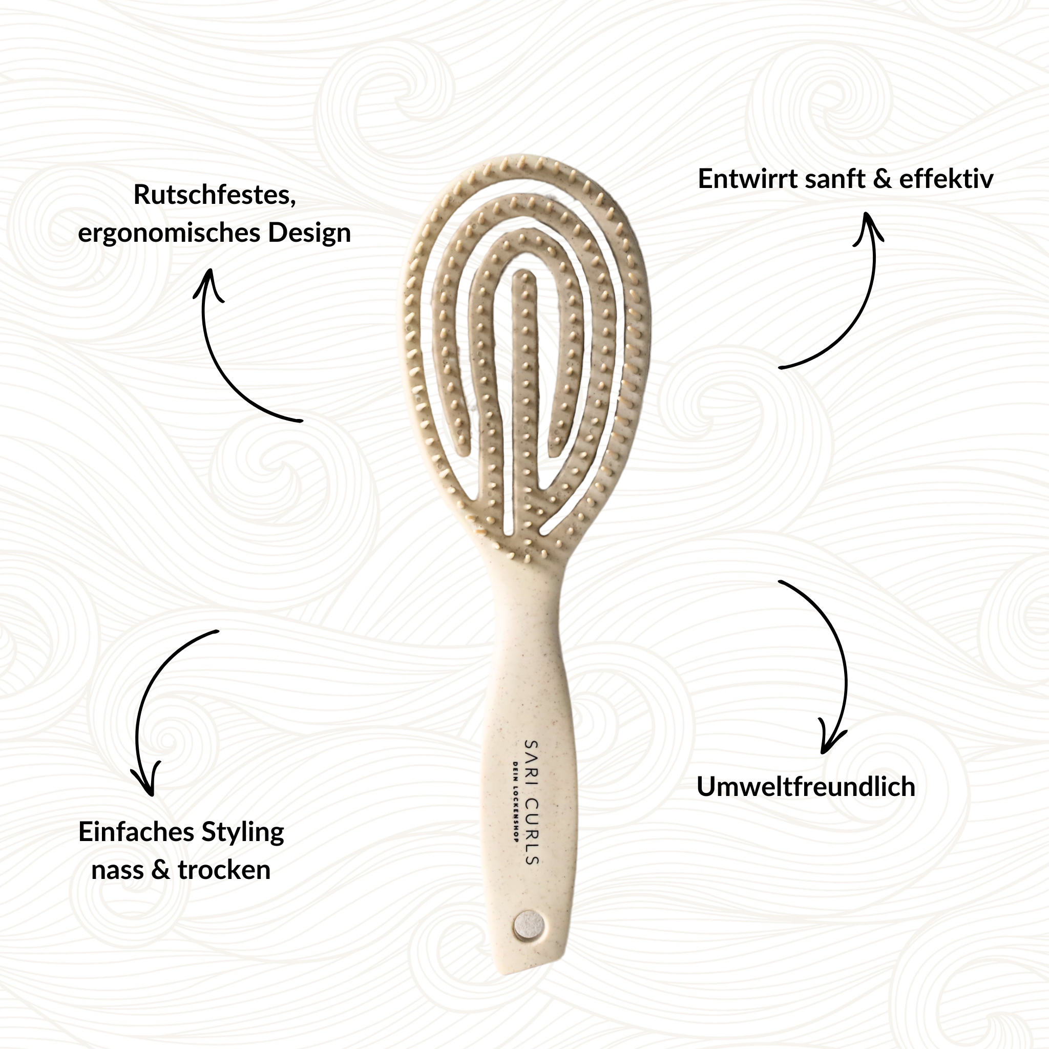 SARI CURLS | Detangling Brush Bürsten & Kämme SARI CURLS