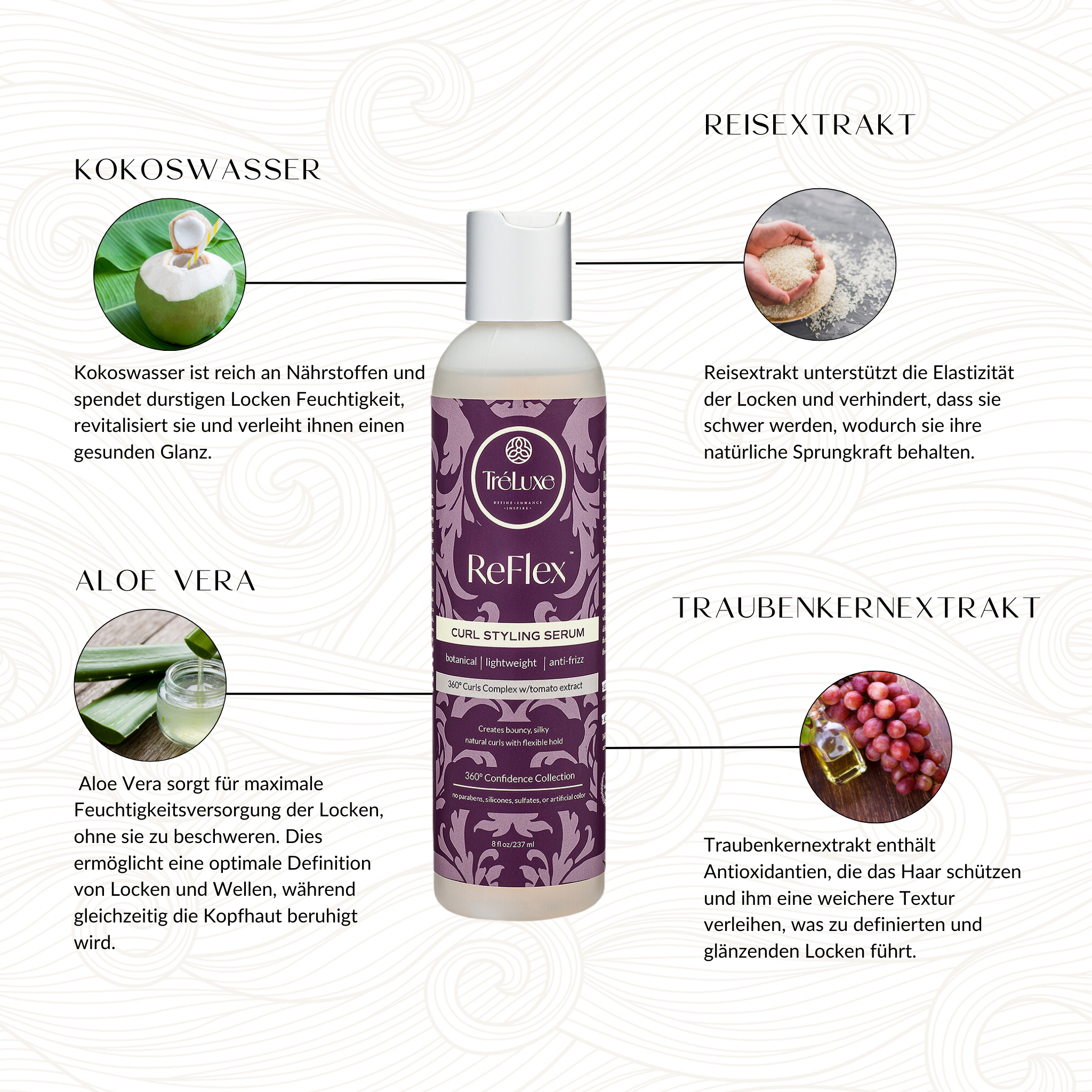 Tréluxe | ReFlex Curl Styling Serum /236ml Serum Tréluxe