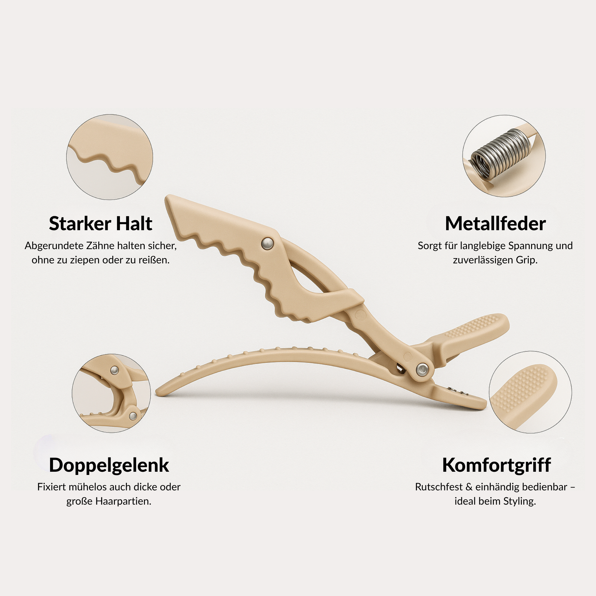 SARI CURLS | Crocodile Curl Clips Haarklammer SARI CURLS