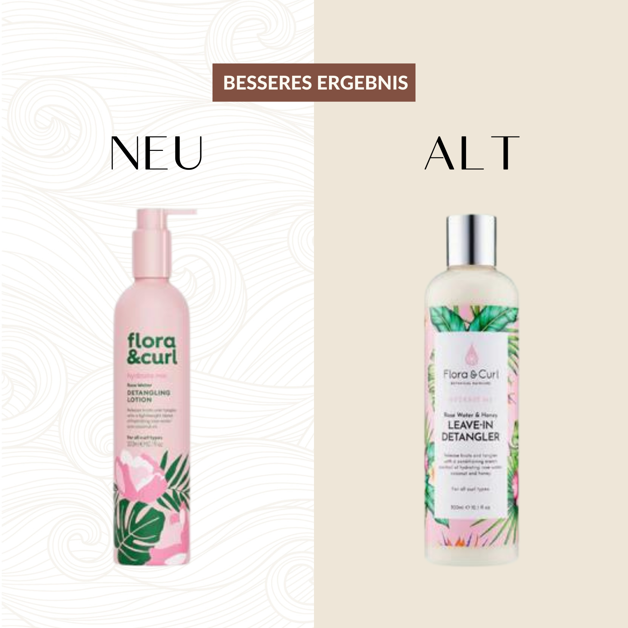Flora & Curl | Rose Water Detangling Lotion / ab 300 ml Leave-In Flora & Curl