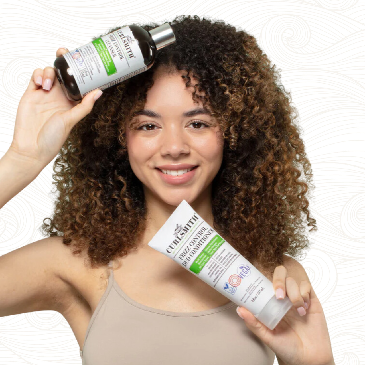 Curlsmith | Frizz Control Cleanser | 355ml Shampoo Curlsmith