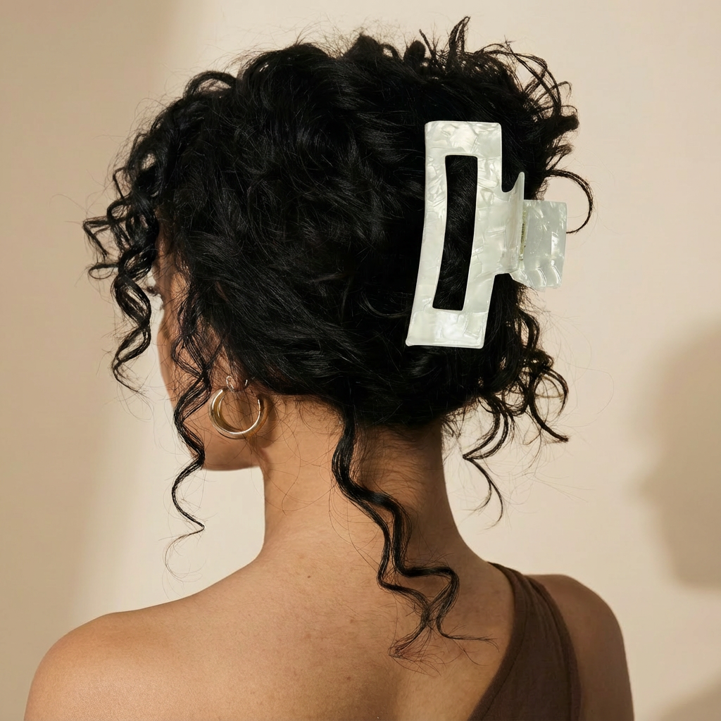 SARI CURLS | Haarklammer Ivory - XL Haarklammer SARI CURLS