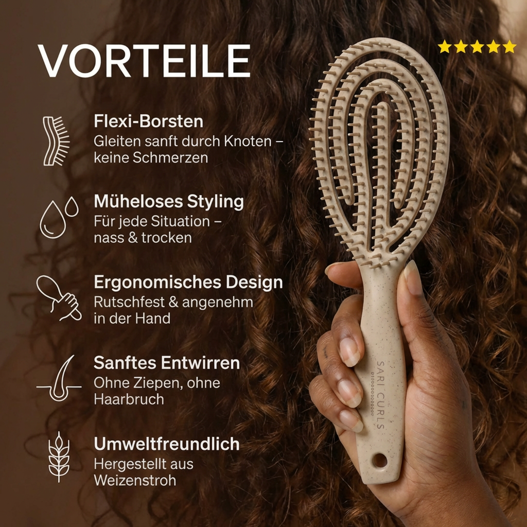 SARI CURLS | Detangling Brush Bürsten & Kämme SARI CURLS