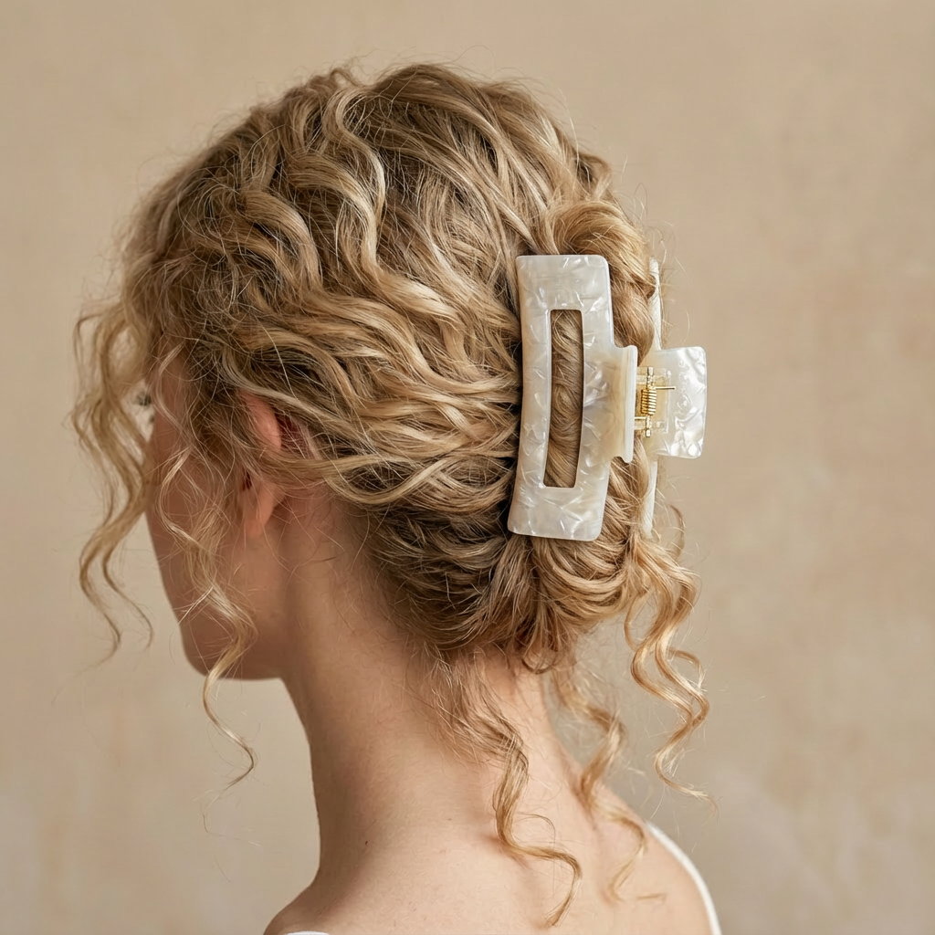 SARI CURLS | Haarklammer Ivory - M Haarklammer SARI CURLS