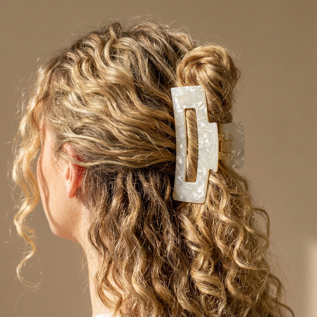 SARI CURLS | Haarklammer Ivory - M Haarklammer SARI CURLS