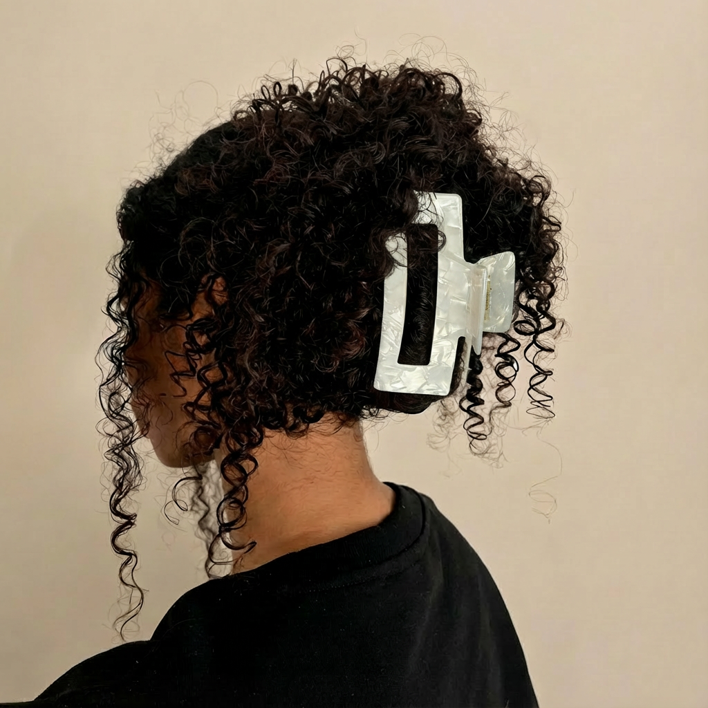 SARI CURLS | Haarklammer Ivory - XL Haarklammer SARI CURLS