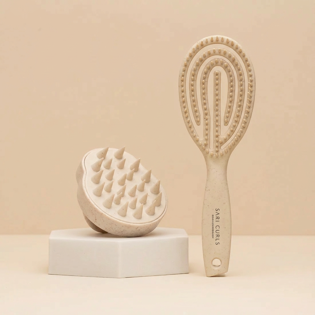 SARI CURLS | Scalp & Detangle Brush Set