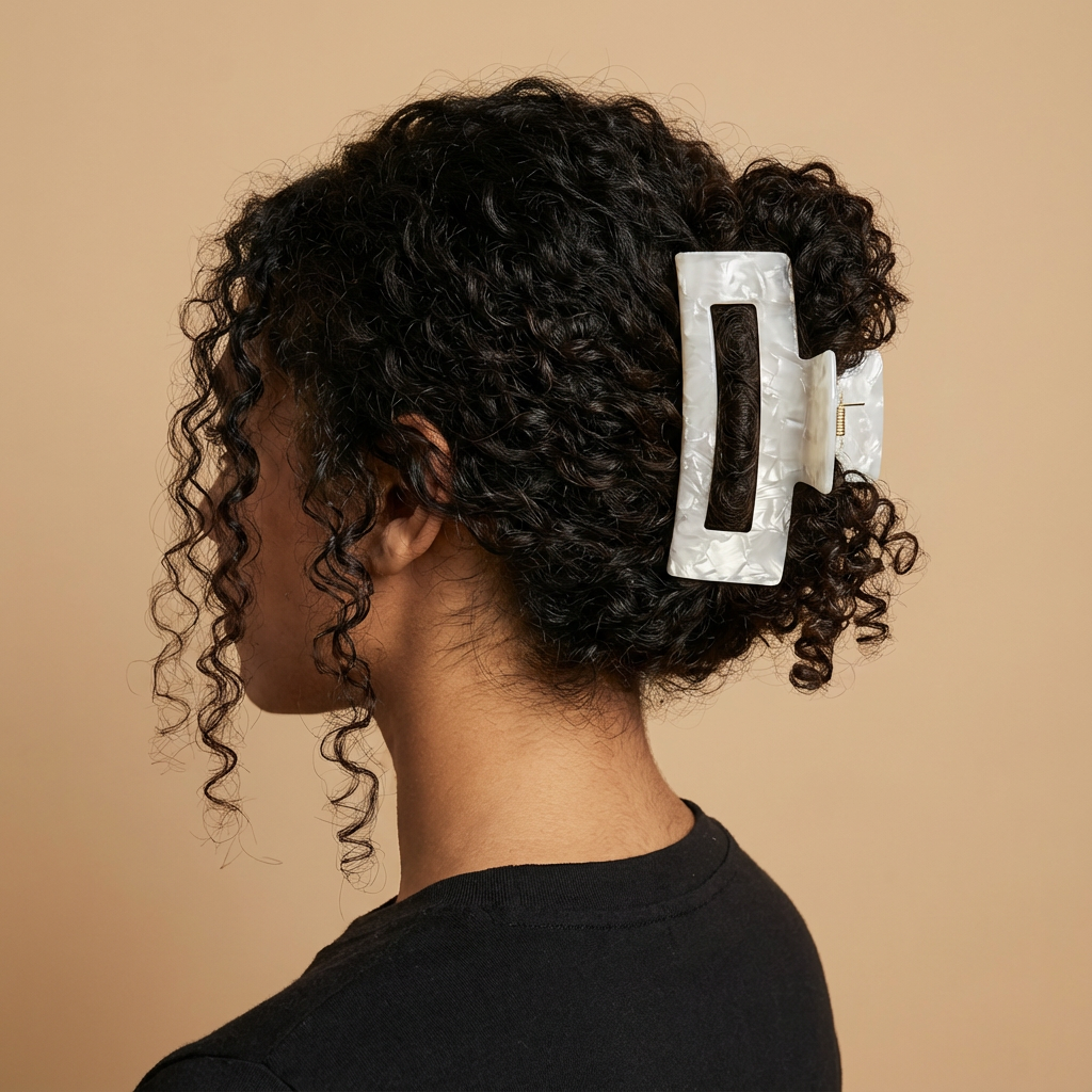 SARI CURLS | Haarklammer Ivory - XL Haarklammer SARI CURLS