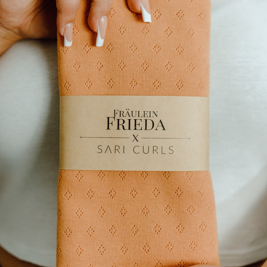 Fräulein Frieda | Handtuch aus Bio-Baumwolle | Peach Handtücher Fräulein Frieda