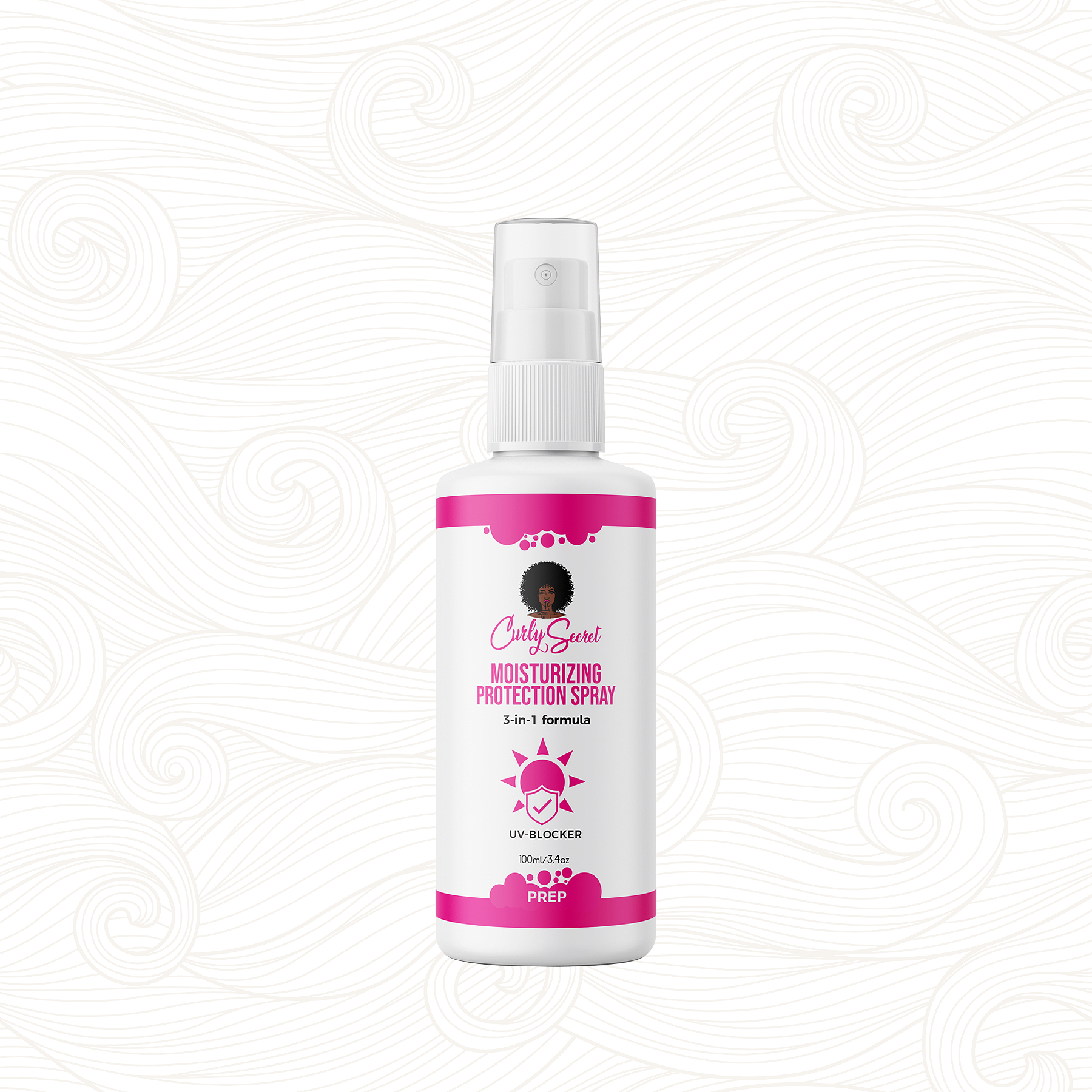 Curly Secret | Moisturizing Protection Spray /100ml Refresh Spray Curly Secret