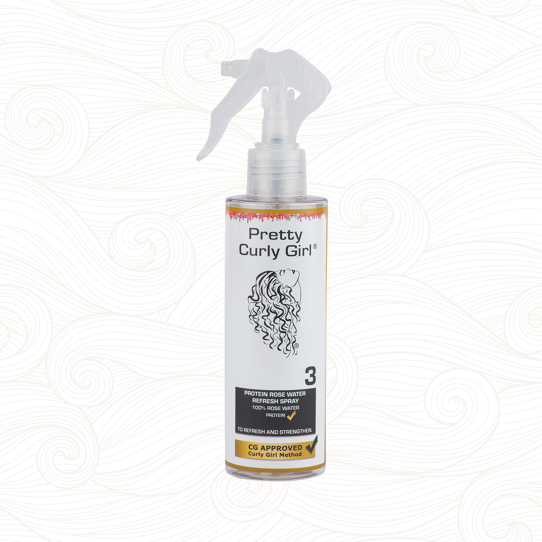 Pretty Curly Girl | Protein Rose Water Refresh /250ml Refresh Spray Pretty Curly Girl