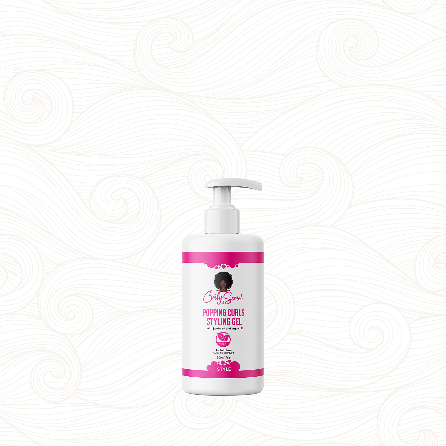 Curly Secret | Popping Curls Styling Gel /ab 100ml Styling Gel Curly Secret