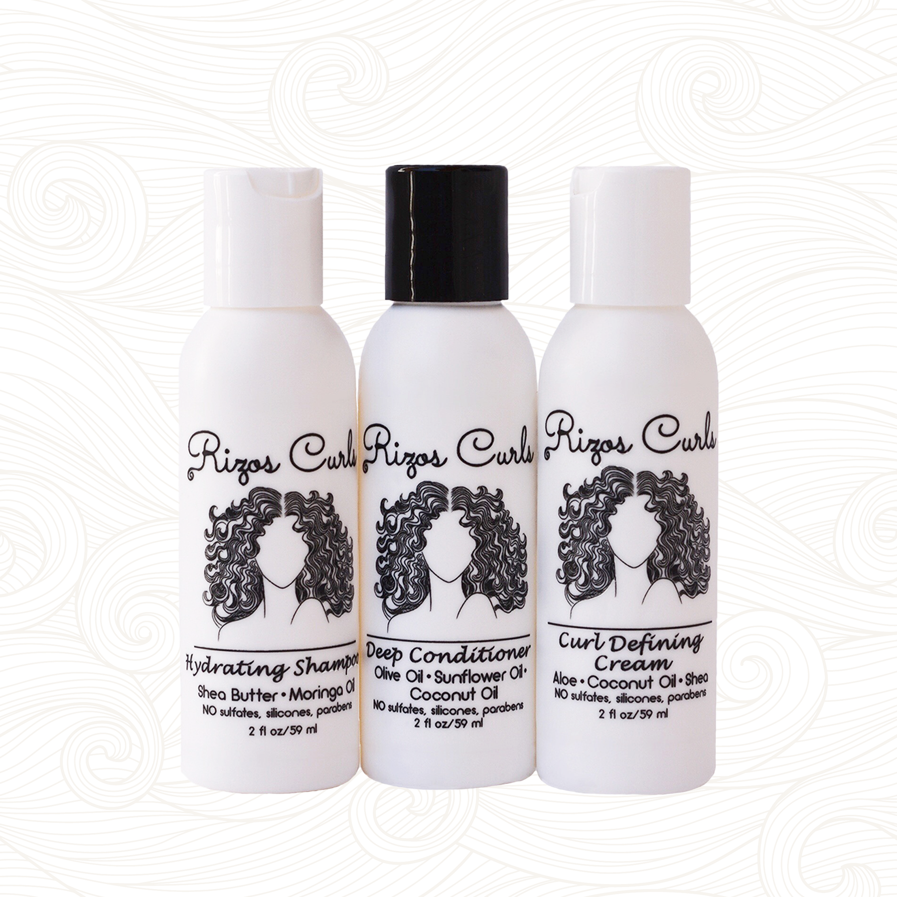Rizos Curls | 3er Reiseset /3x59ml Reiseset Rizos Curls