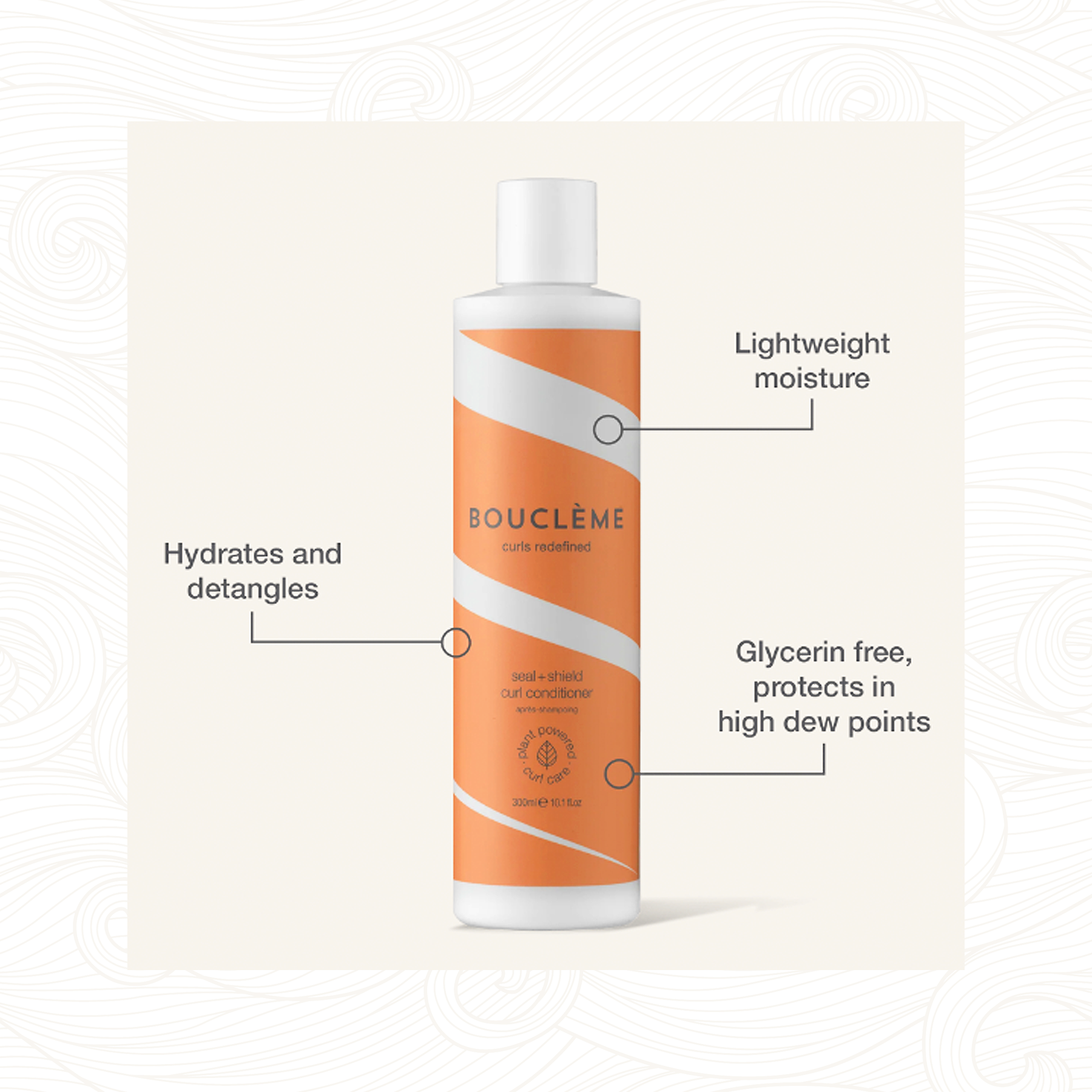 Bouclème | Seal + Shield Curl Conditioner /300ml Conditioner Bouclème