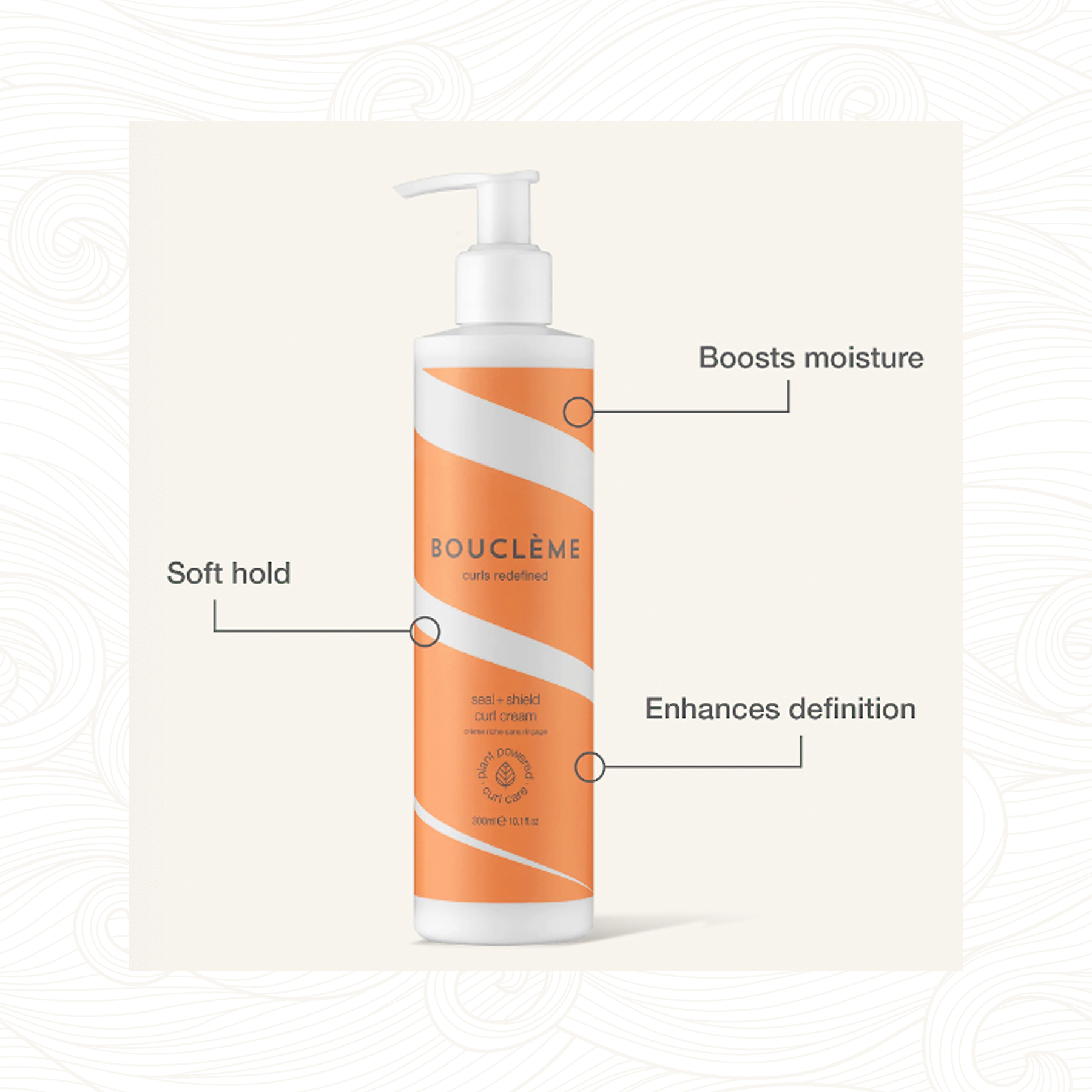 Bouclème | Seal + Shield Curl Cream /300ml Cream Bouclème